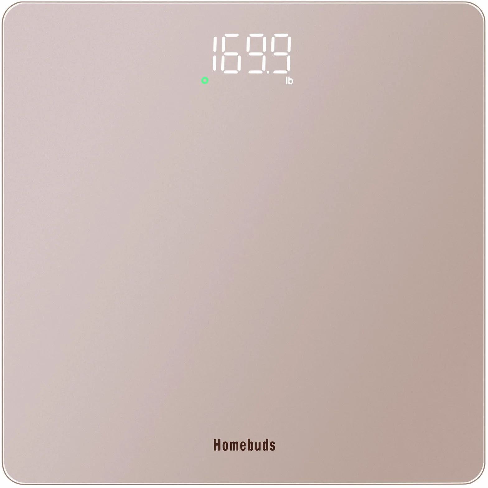 Homebuds Waga Cyfrowa 182kg 0,05kg Precyzja LED Różowa
