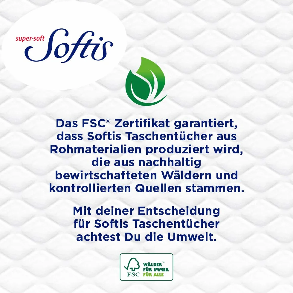 Softis 4-warstwowy papier toaletowy, opakowanie 45 rolek, 100 arkuszy na rolkę, FSC