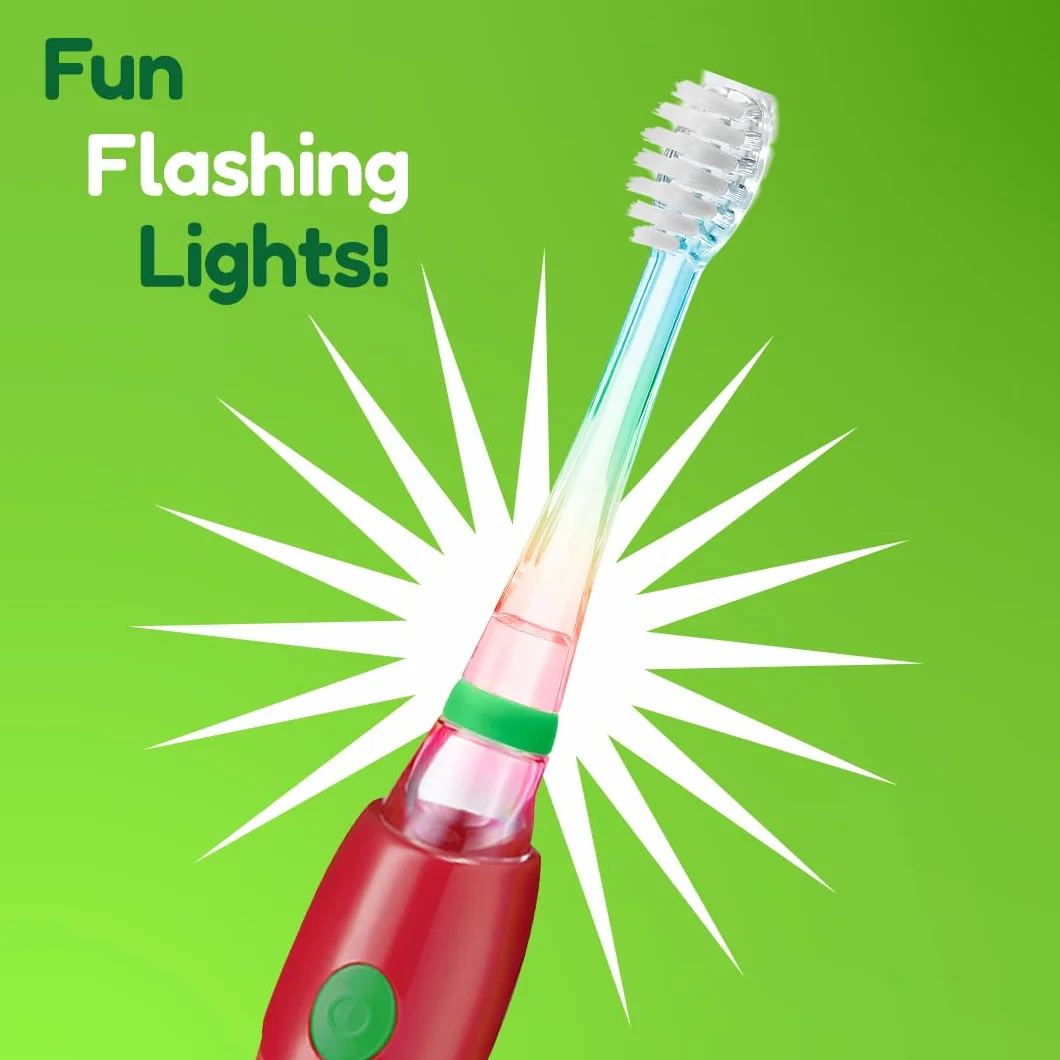 Brush-Baby KidzSonic elektryczna szczoteczka do zębów dla dzieci 3+ DeepClean z 2 zapasowymi głowicami