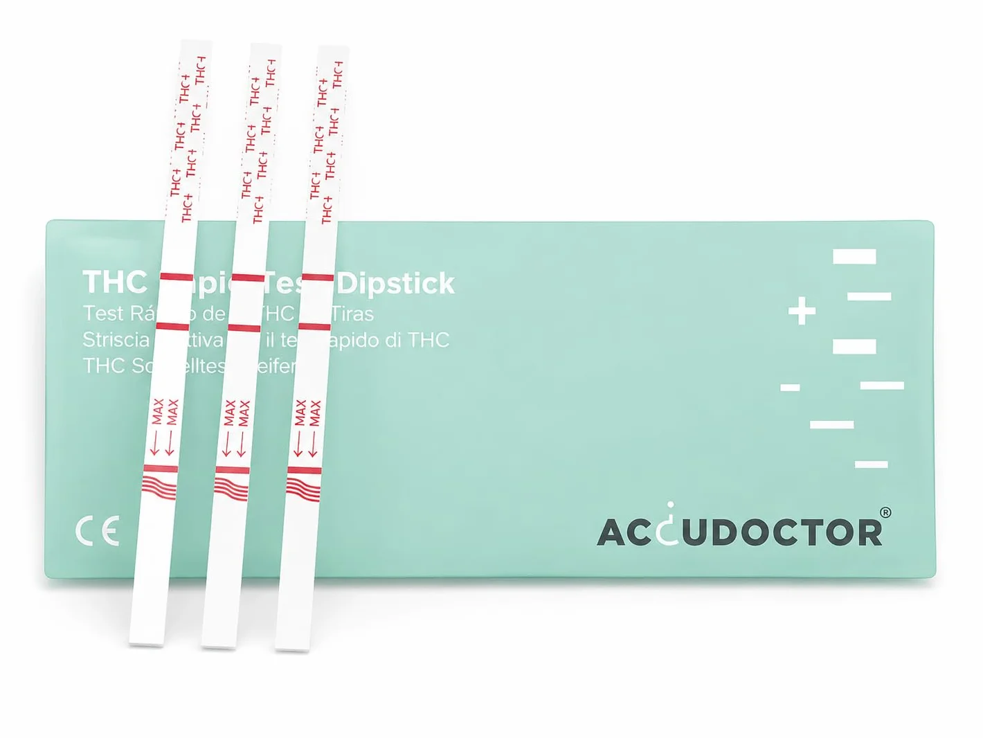 Accudoctor test narkotykowy THC Cannabis 25 ng ml w moczu paski testowe