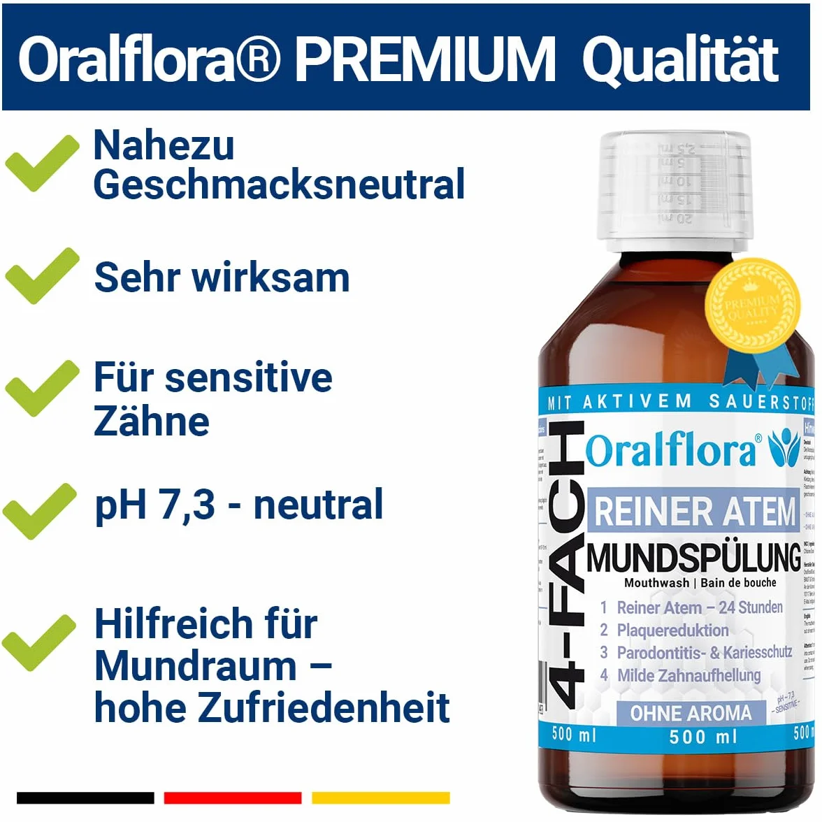 Płyn do płukania jamy ustnej z dwutlenkiem chloru CDL 500 ml