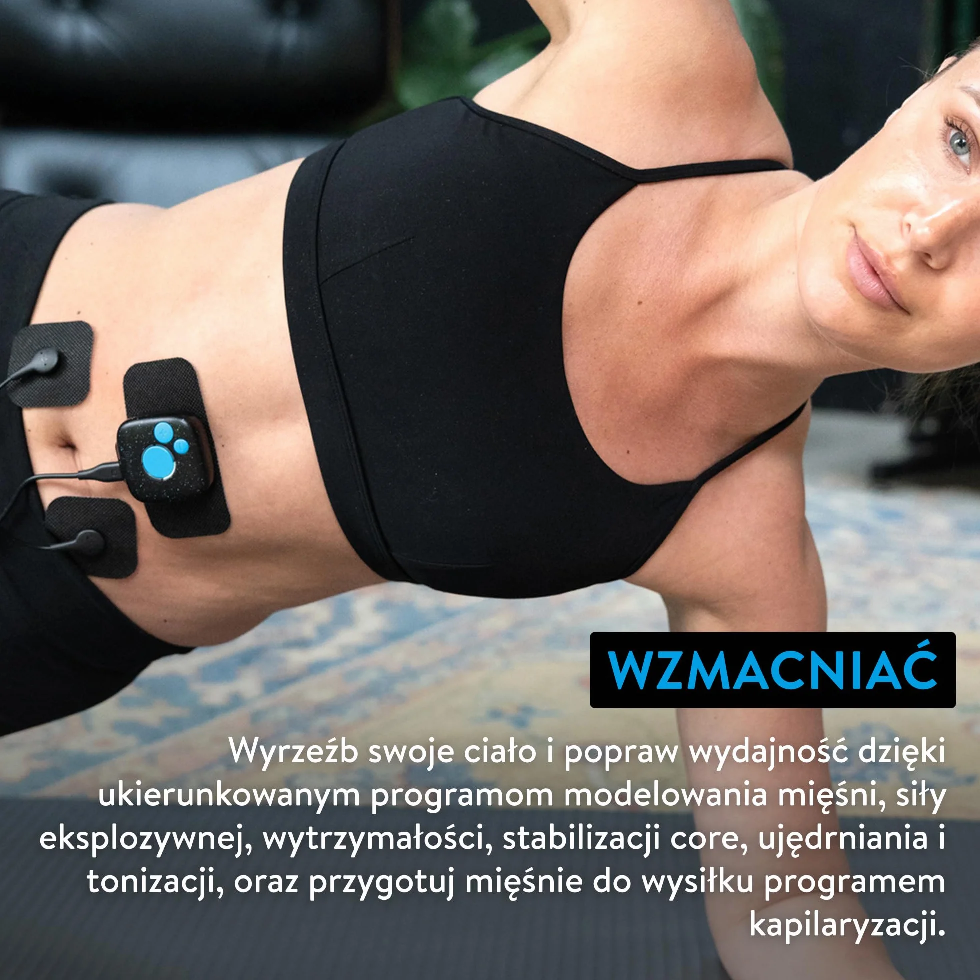 Bluetens Duo Sport 2 Bezprzewodowy Elektrostymulator EMS, Elektrostymulacja Mięśni i Łagodzenie Bólu