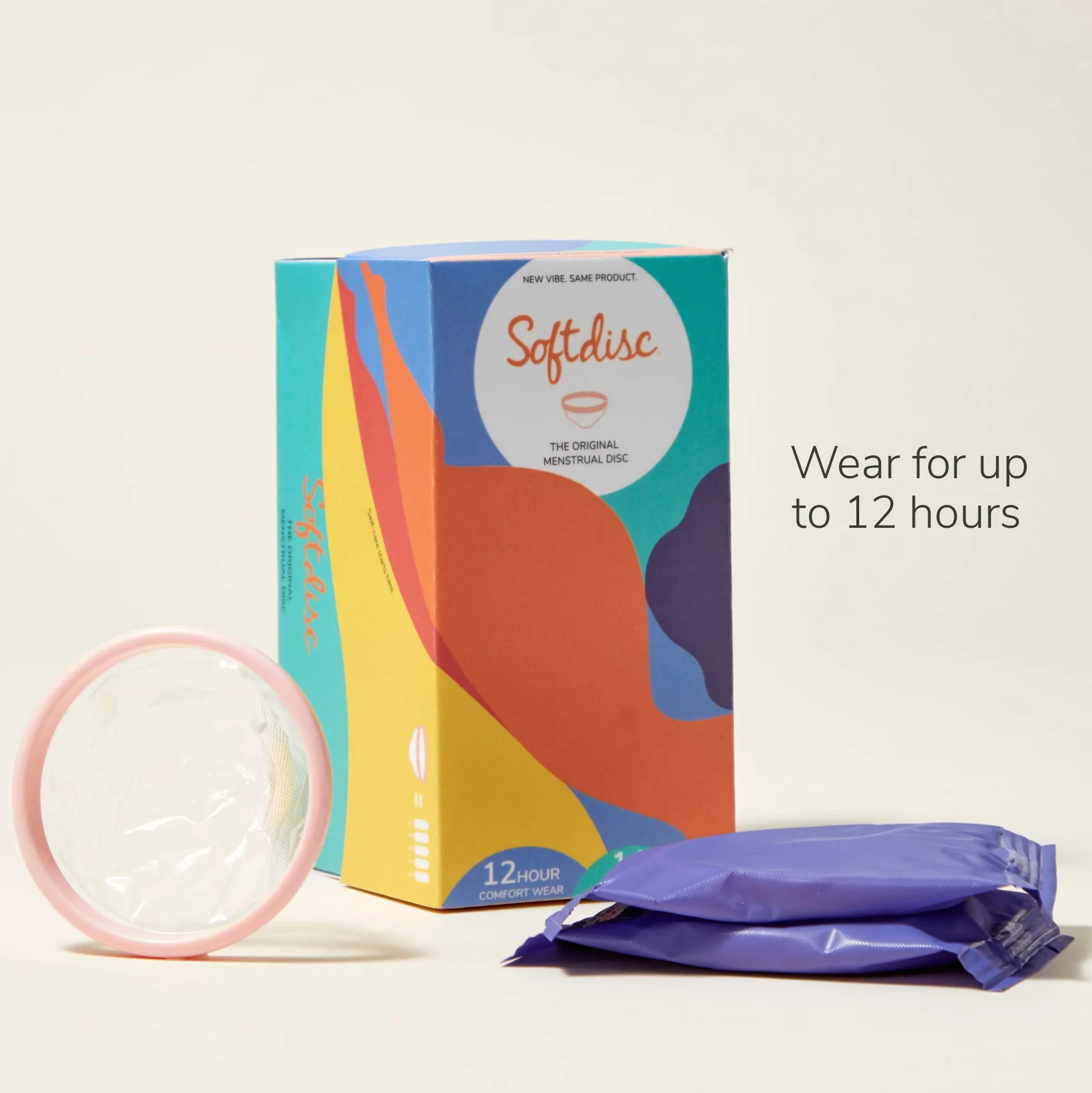 Softdisc Menstrual Discs jednorazowe dyski alternatywa dla tamponu pojemność 5 super tamponów 14 sztuk
