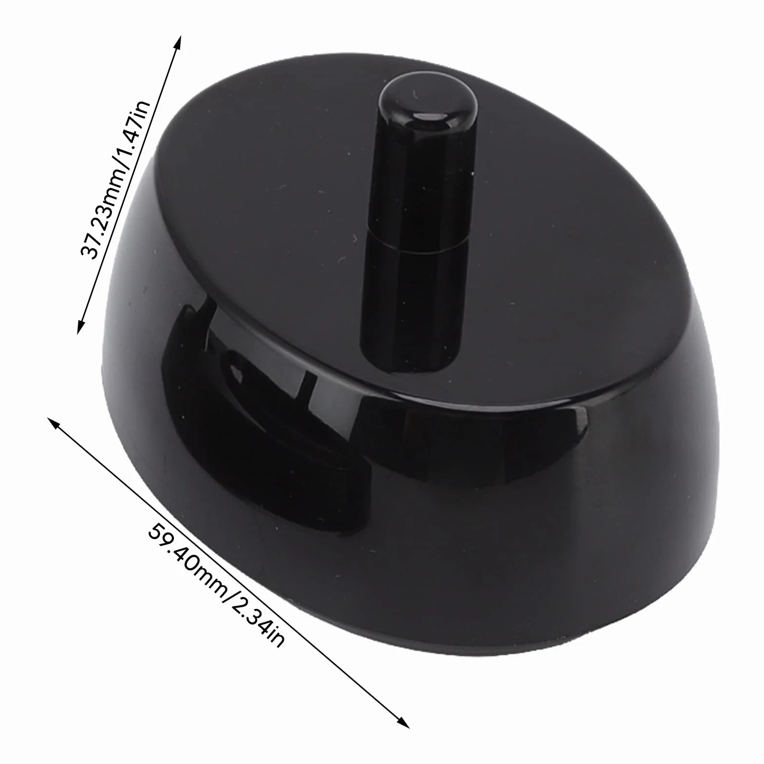 Ładowarka Indukcyjna do Szczoteczki Elektrycznej z Uchwytem - Uniwersalne Złącze Portu USB do D12513K D10513K D12 D16 (Czarny)