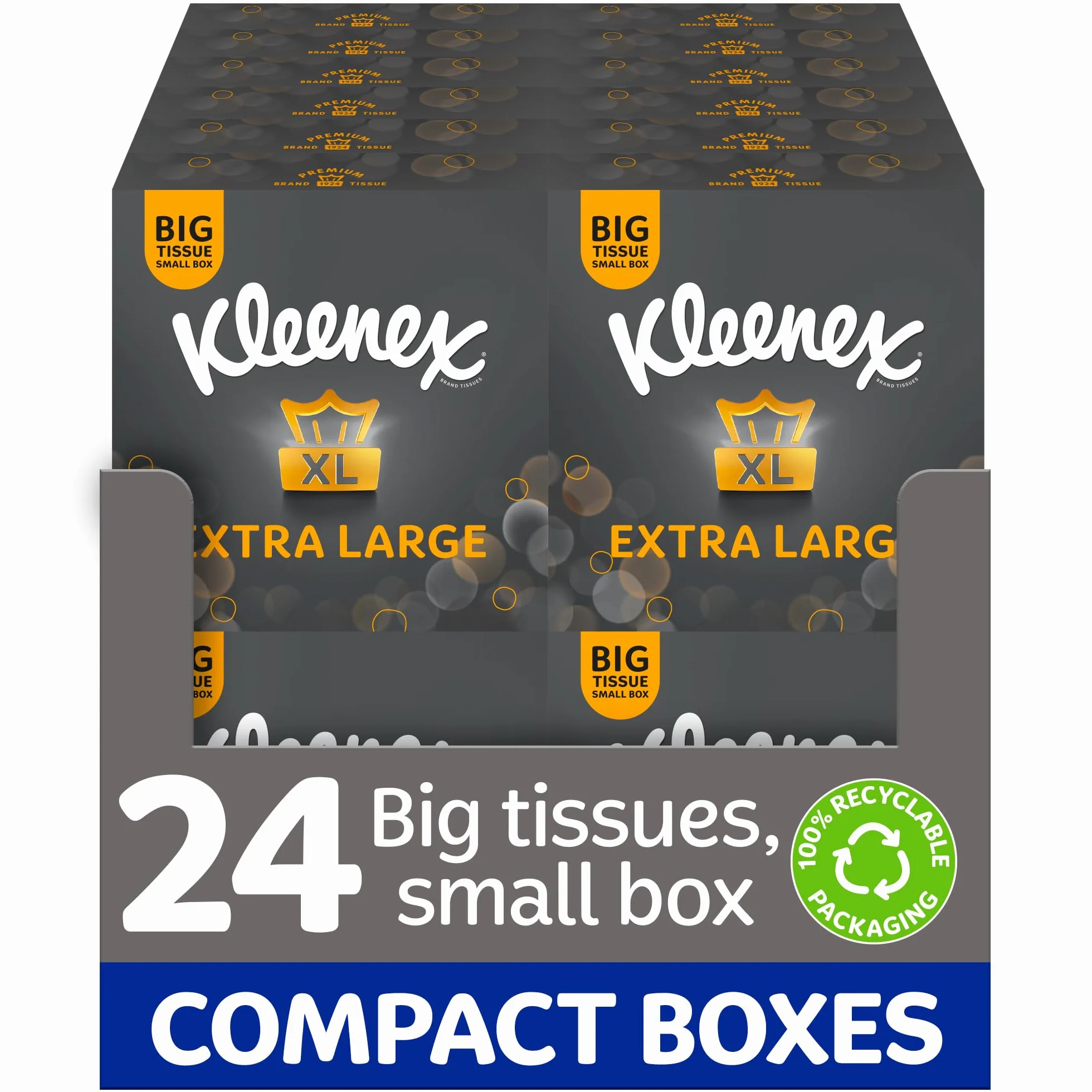 Kleenex Chusteczki do twarzy, 24 pudełka, 1056 chusteczek