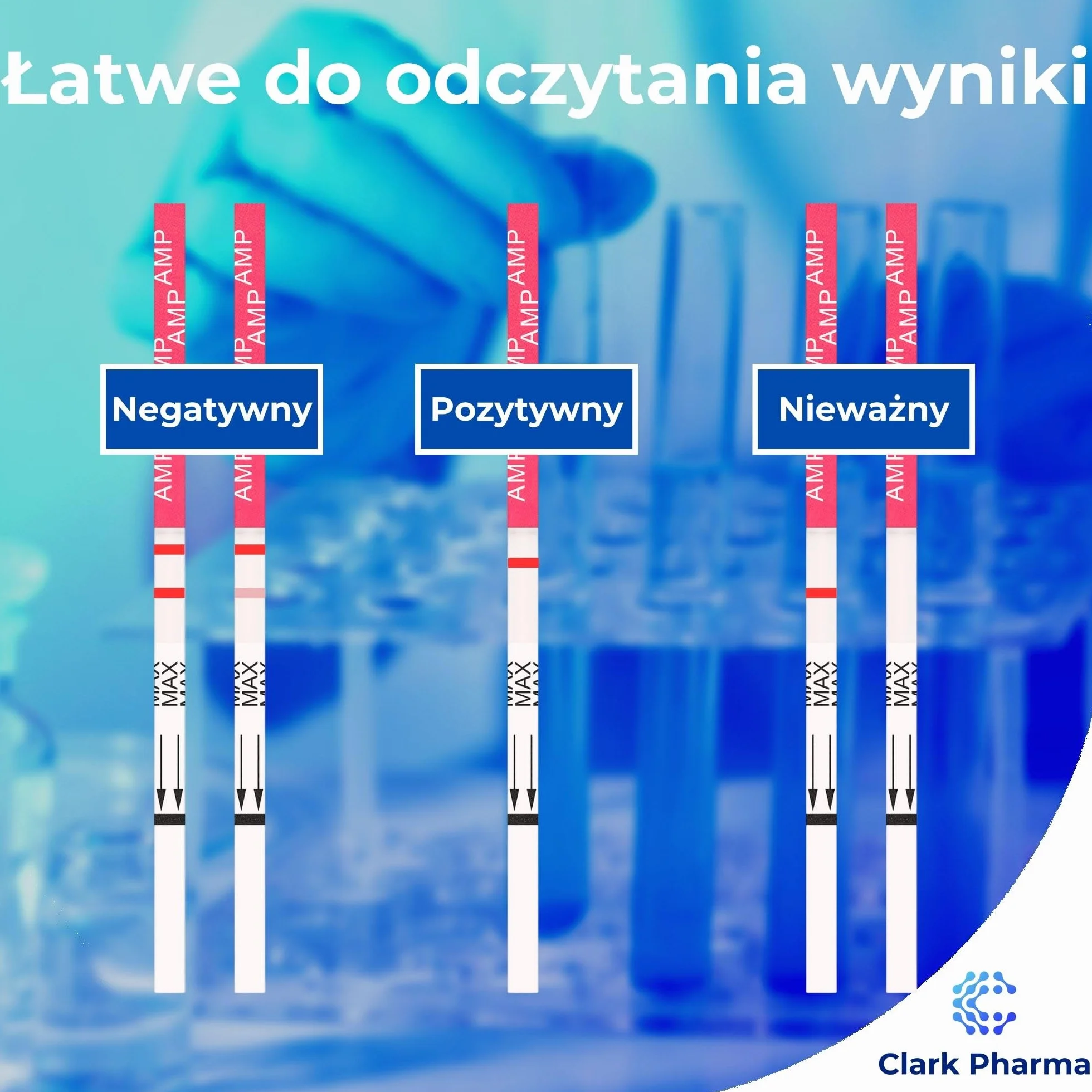 20 x Testy Paskowe na Amfetaminę | Testy Moczowe na Amfetaminę | Zestaw do Wykrywania Narkotyków typu Speed i Uppers