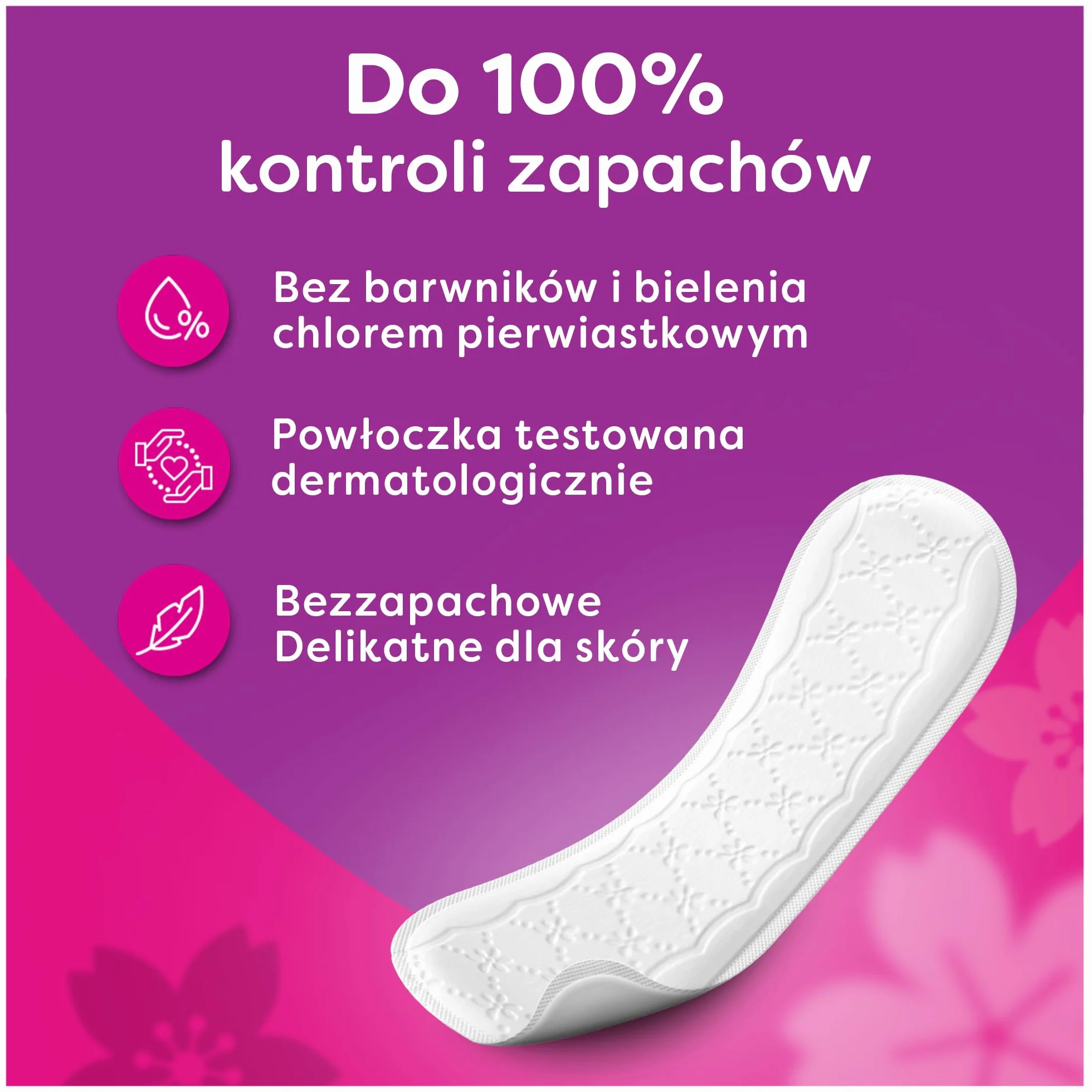 Carefree Plus Large Wkładki higieniczne 64 szt. chłonne ochrona przed wilgocią