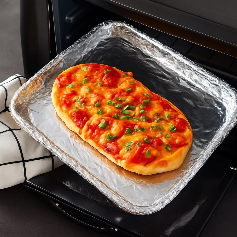 Folia aluminiowa do produktów spożywczych 75m x 290 mm – bardzo mocna – w pudełku dozującym z krawędzią tnącą