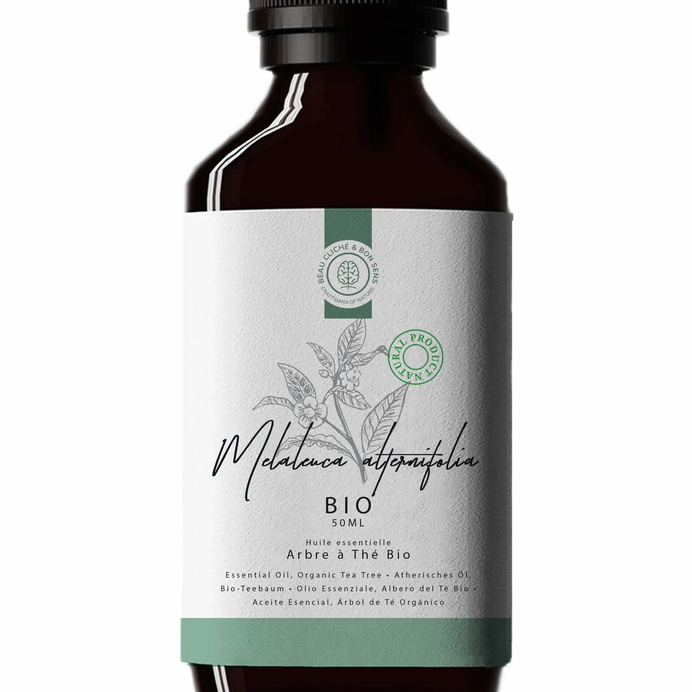 Olejek z Drzewa Herbacianego 50ml 100% Czysty Naturalny Organiczny Olejek Eteryczny na Niedoskonałości Skóry