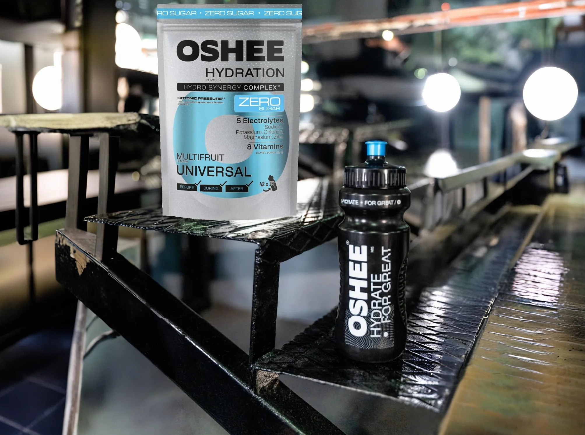 OSHEE Hydration Zero Sugar proszek Multifruit 630 g