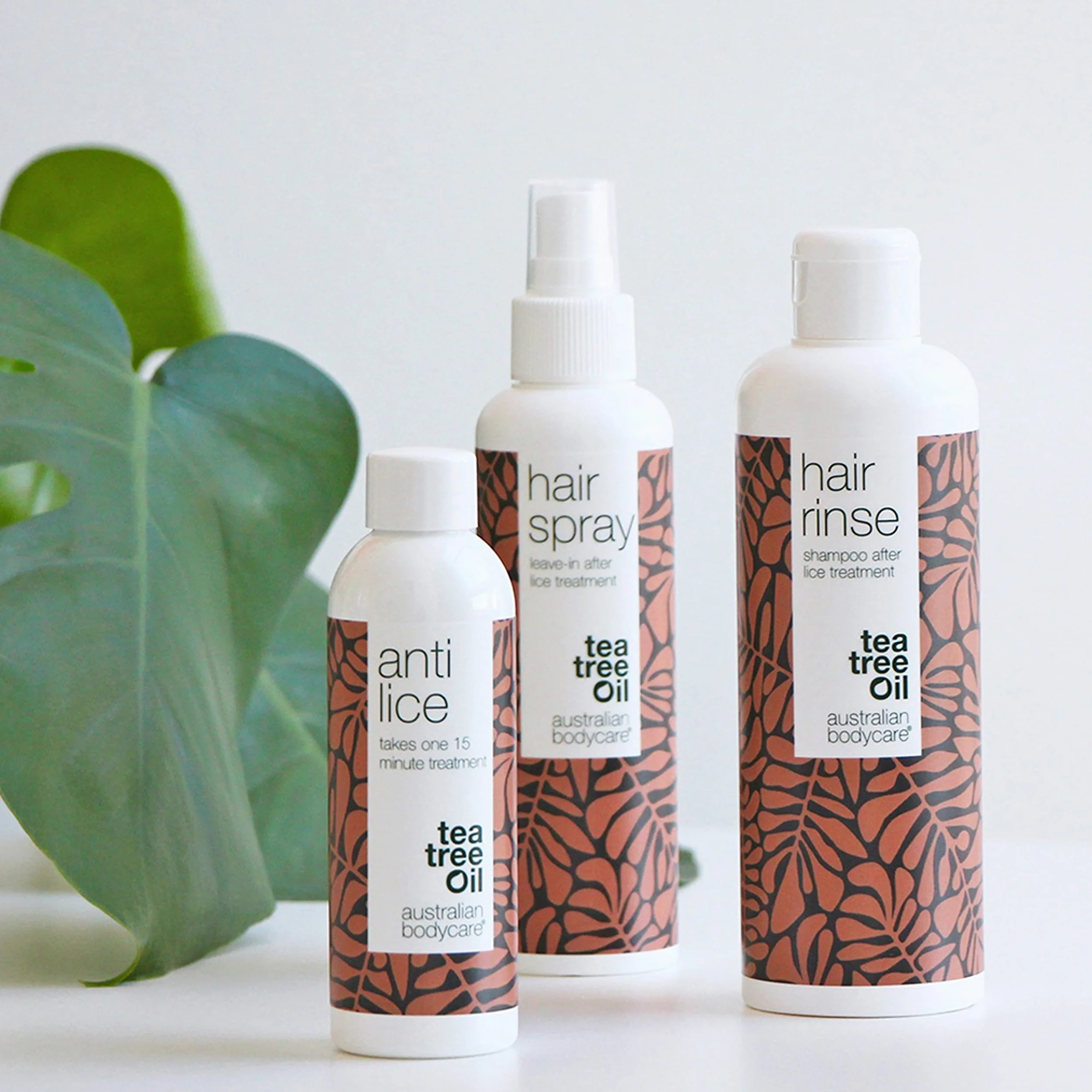 Australian Bodycare Head Lice Treatment - zestaw | 3 Produkty przeciw wszom | z 100% Olejkiem z Drzewa Herbacianego | 15 minutowa kuracja na wszawicę, spray ochronny, szampon dla całej rodziny