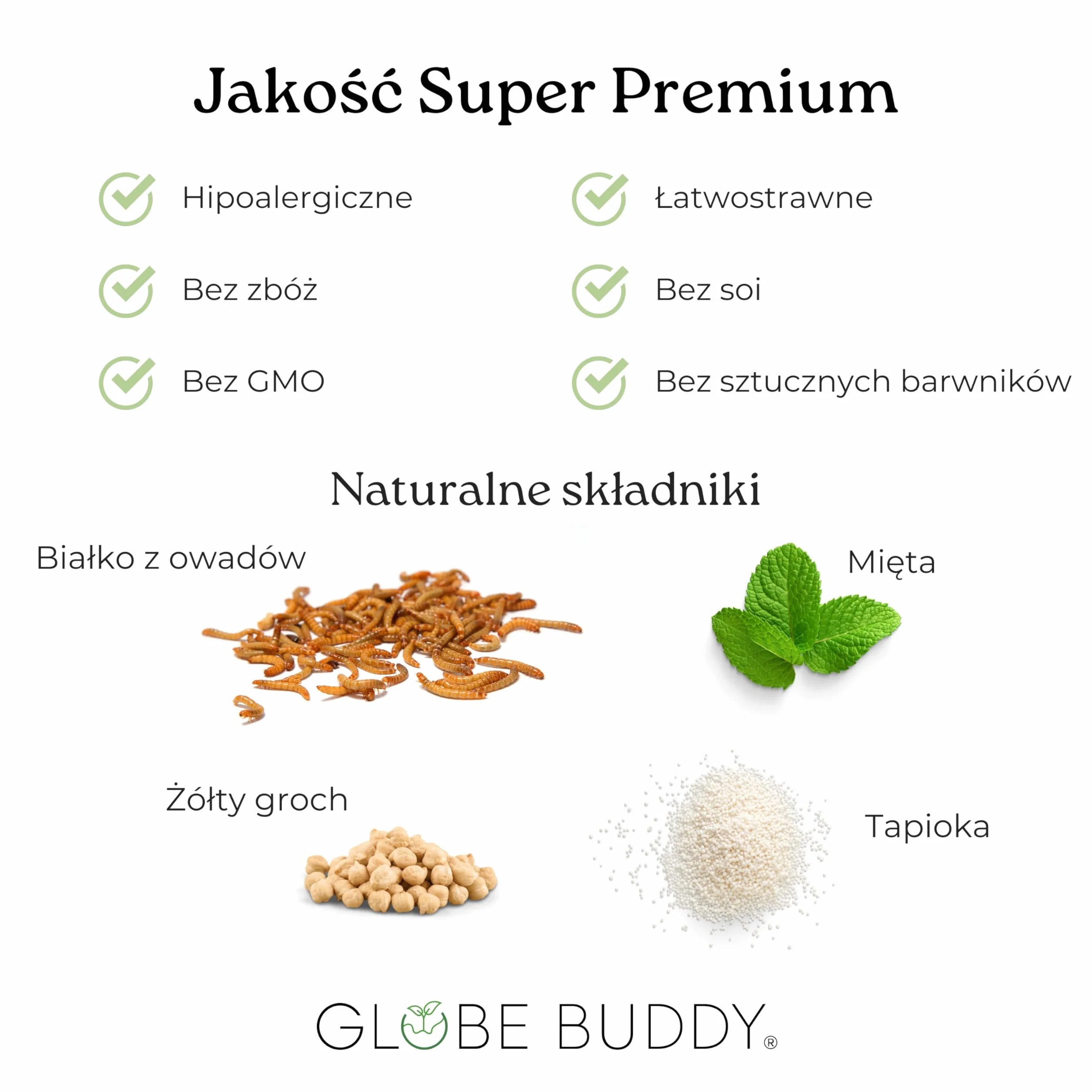 Luxx Dentystyczne Przysmaki dla Psów – Bezzbożowe Gryzaki z Białkiem z Owadów, Miętą & SHMP – 7 Super Premium Smakołyków (250g)