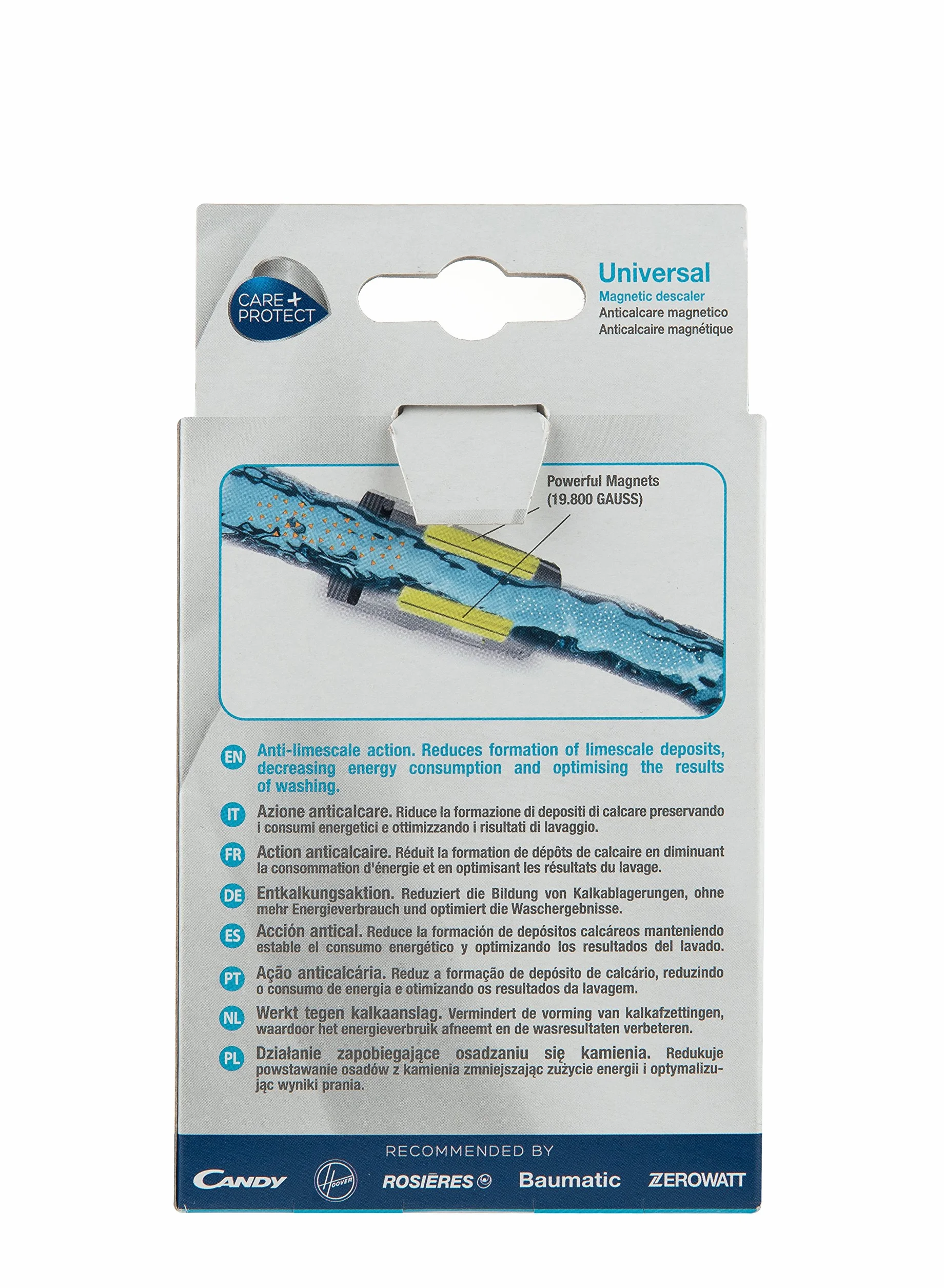 CARE + PROTECT Odkamieniacz 1 l Srebrny Czarny