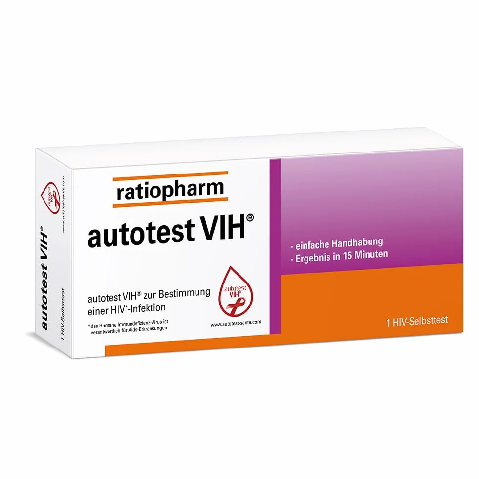 VIH® autotest ratiopharm szybkie wykrywanie zakażenia HIV domowy