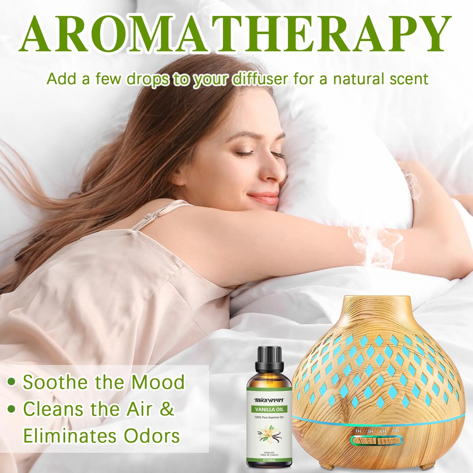 Olejek Eteryczny Waniliowy 100ML, 100% Naturalny, do Aromaterapii i Dyfuzora