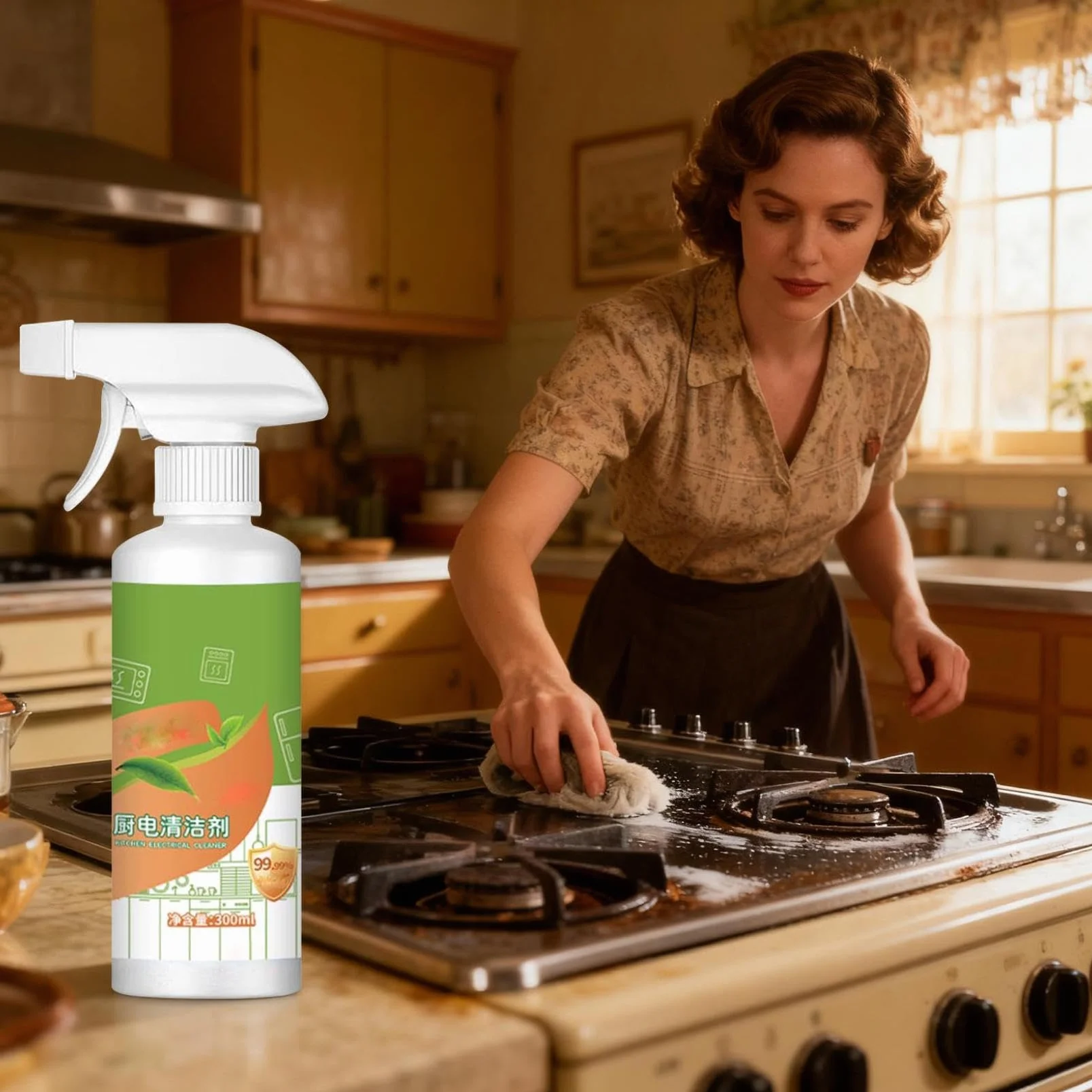 Fly Cleanse Natural Formula Appliances, wysoka skuteczność odtłuszczania i odstraszania, uniwersalny środek czyszczący na bazie oleju, ekologiczny spray do piekarnika (1 szt.)