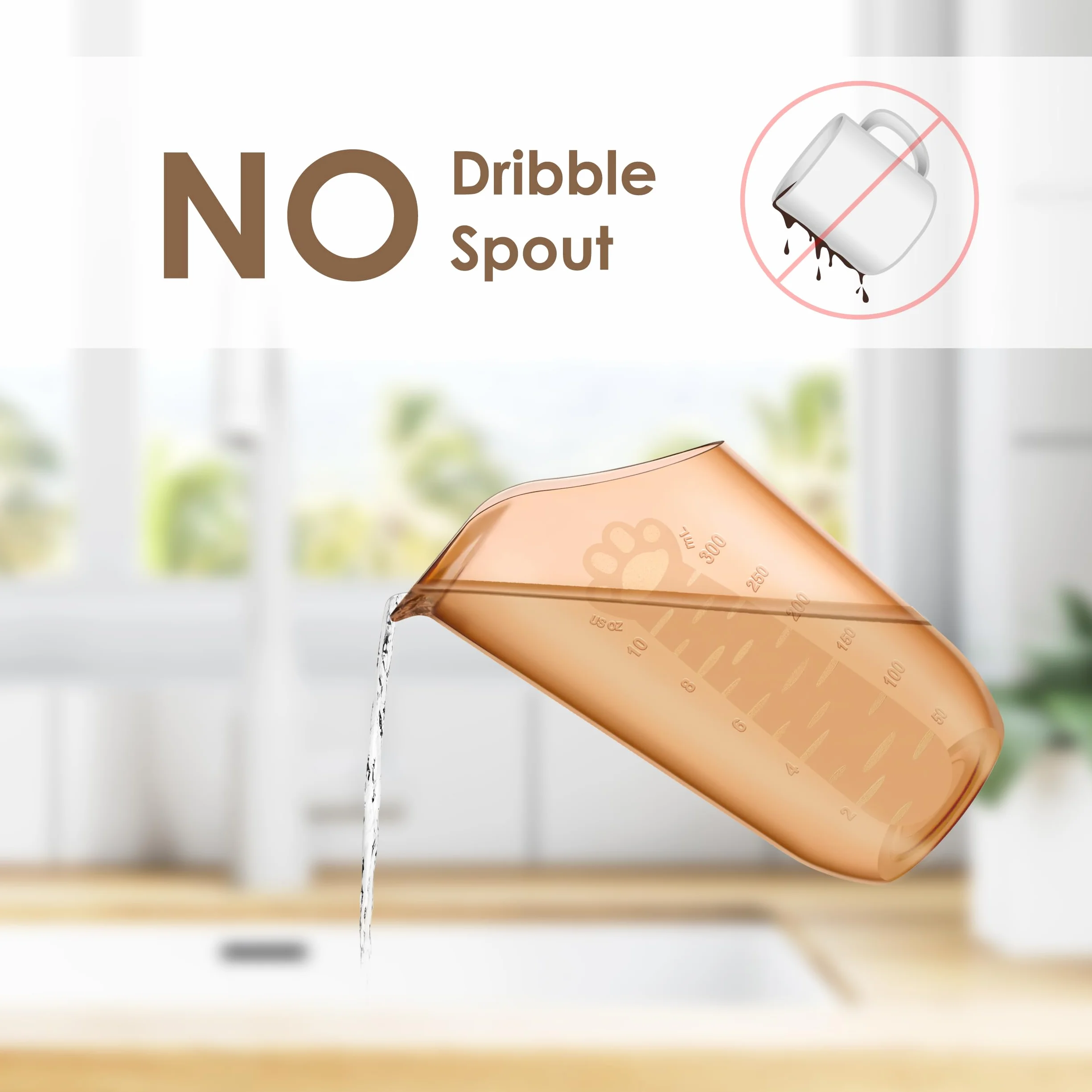 Maymom kubek Nosey 300 ml z wycięciem, ułatwia picie bez odchylania głowy, odpowiedni dla osób z dysfagią, seniorów i dzieci
