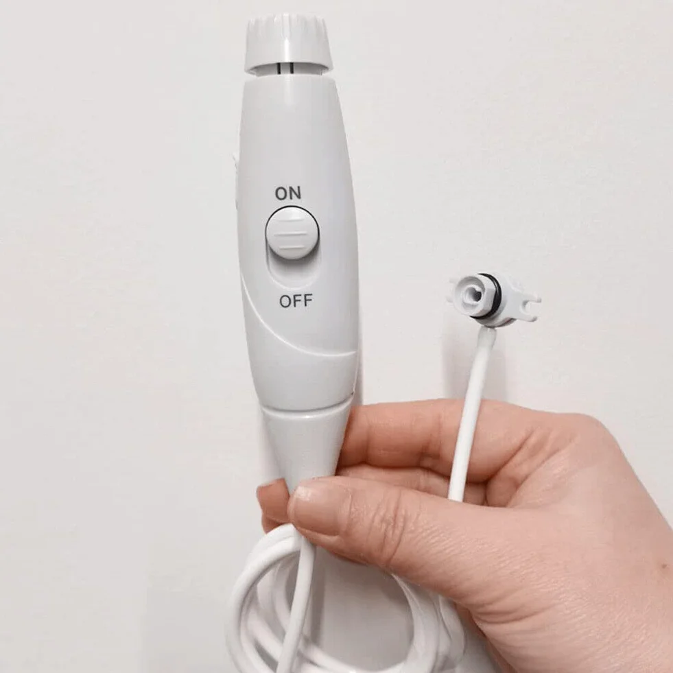 Irygator Doustny Plastikowa Rączka Wąż Wodny Wymienne Wężyk Akcesoria Kompatybilny z Waterpik Flosser do Wody WP-100 WP-120 WP-660 WP-900