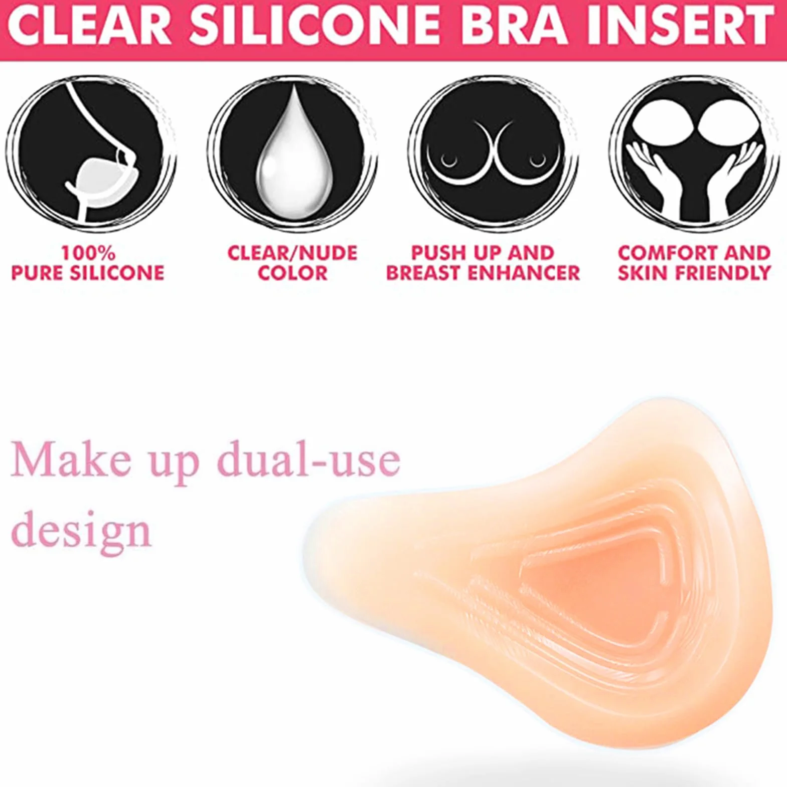 Silikonowe Protezy Piersi Samoprzylepne Wkładki Dla Kobiet Po Mastektomii Osób Transpłciowych I Do Cosplayu 1 Para(CupA :200g, Left Side Only)