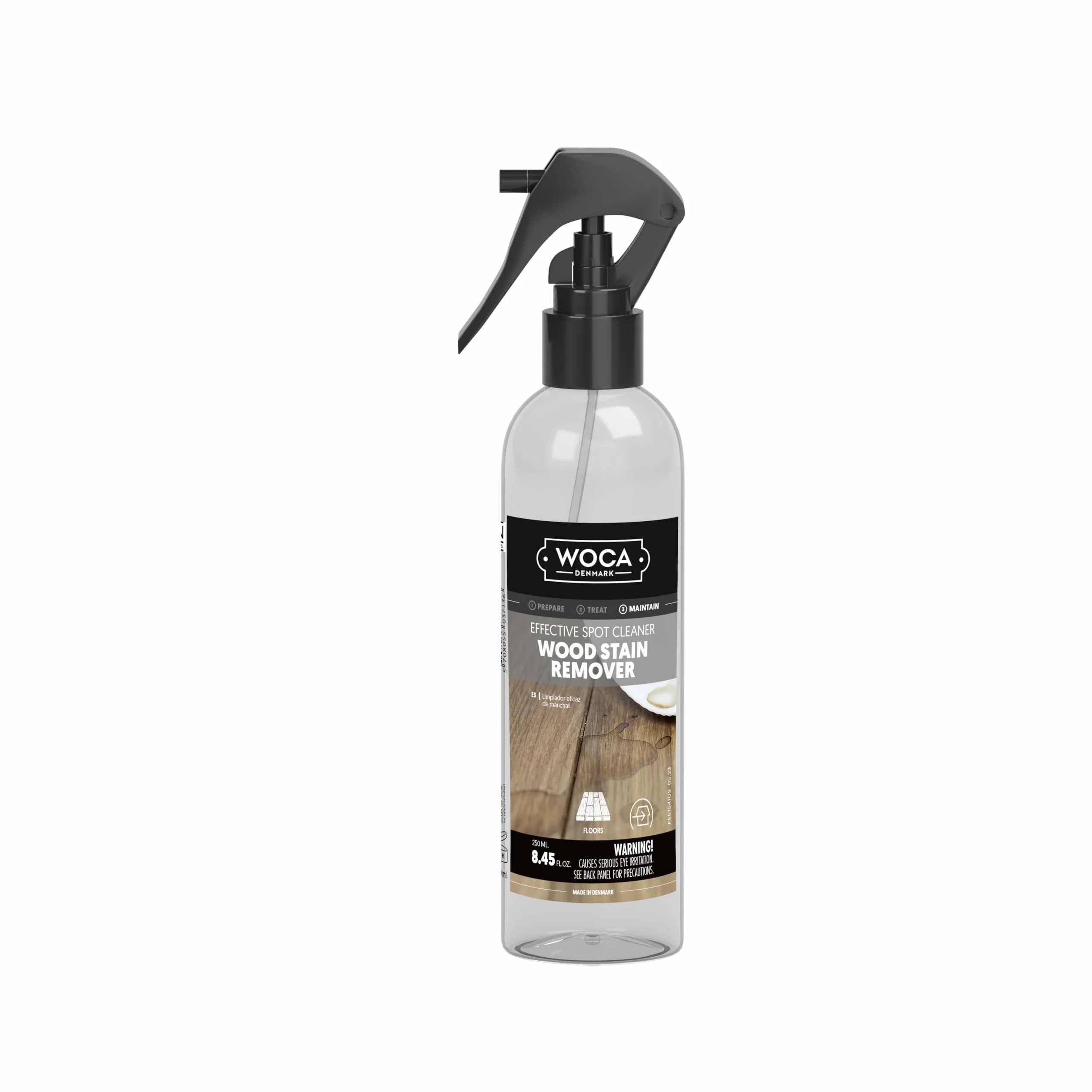 WOCA Denmark środek do usuwania plam z drewna do mebli, szaf, podłóg i bloków rzeźniczych – 250 ml