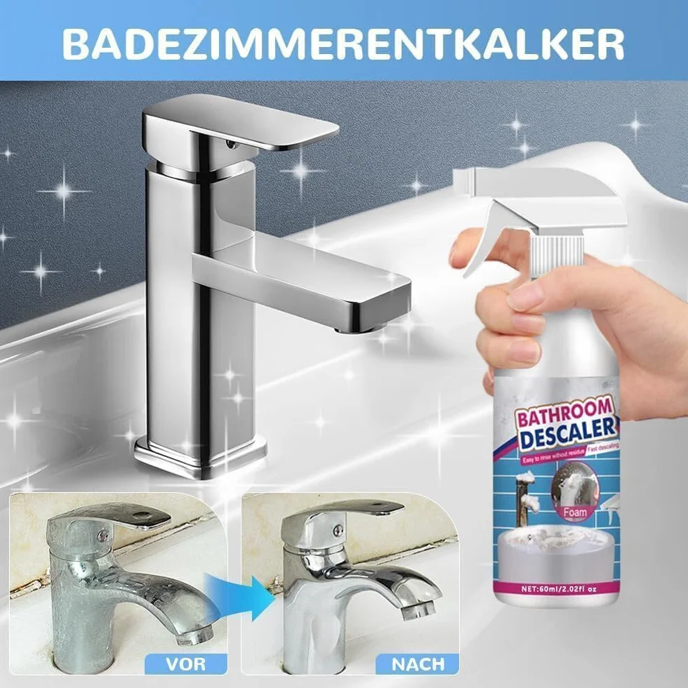 3 sztuki pianek do kąpieli, 60 ml, Stubborn Stains Cleaner, środek do czyszczenia piany, silny środek do czyszczenia deskali, uniwersalny środek do czyszczenia bąbelków, 3 niebieskie gąbki