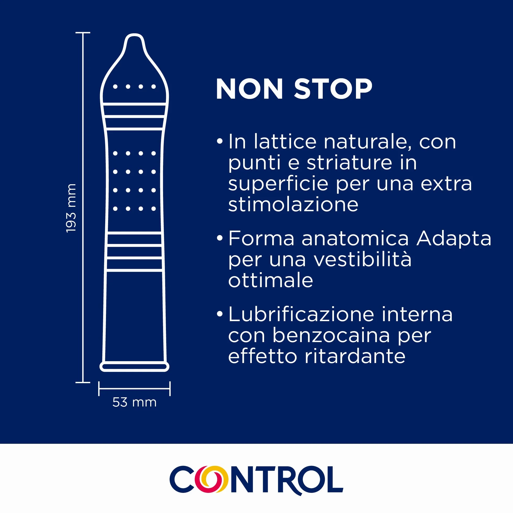 CONTROL Prezerwatywy, naturalne, 20 sztuk (1 szt.)