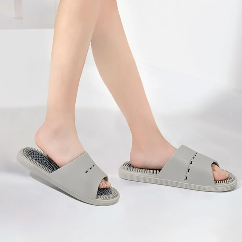 Akupresurowy Reflexologia Masaż Kapcie Sandały dla mężczyzn Kobiety Relief Plantar Zapalenie Fascii Sandały, zwiększenie krążenia Poprawia terapię masażu(Size:EU 38/39,Color:Green)