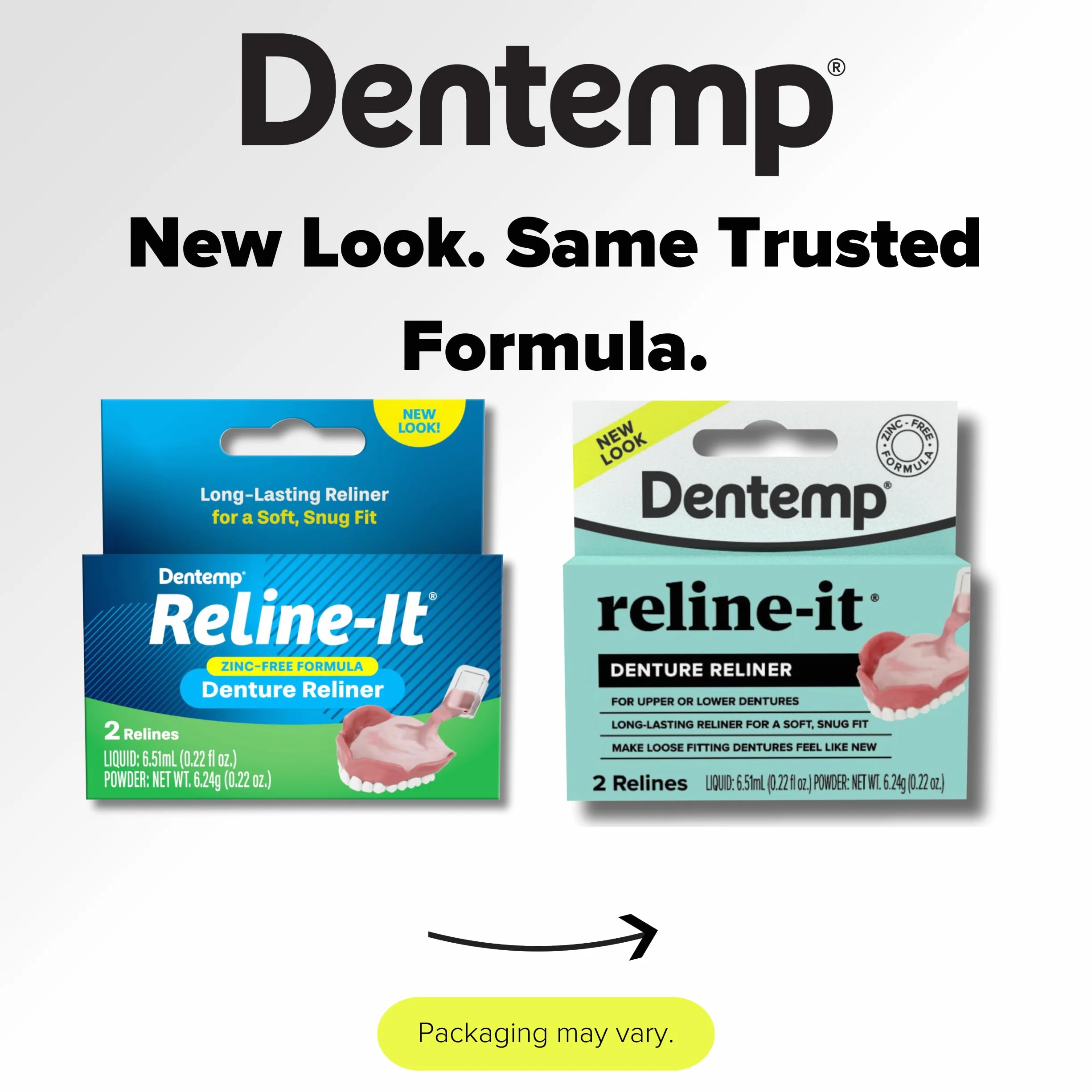 Dentemp Advanced Formula Reline It Zestaw do zmiany protezy