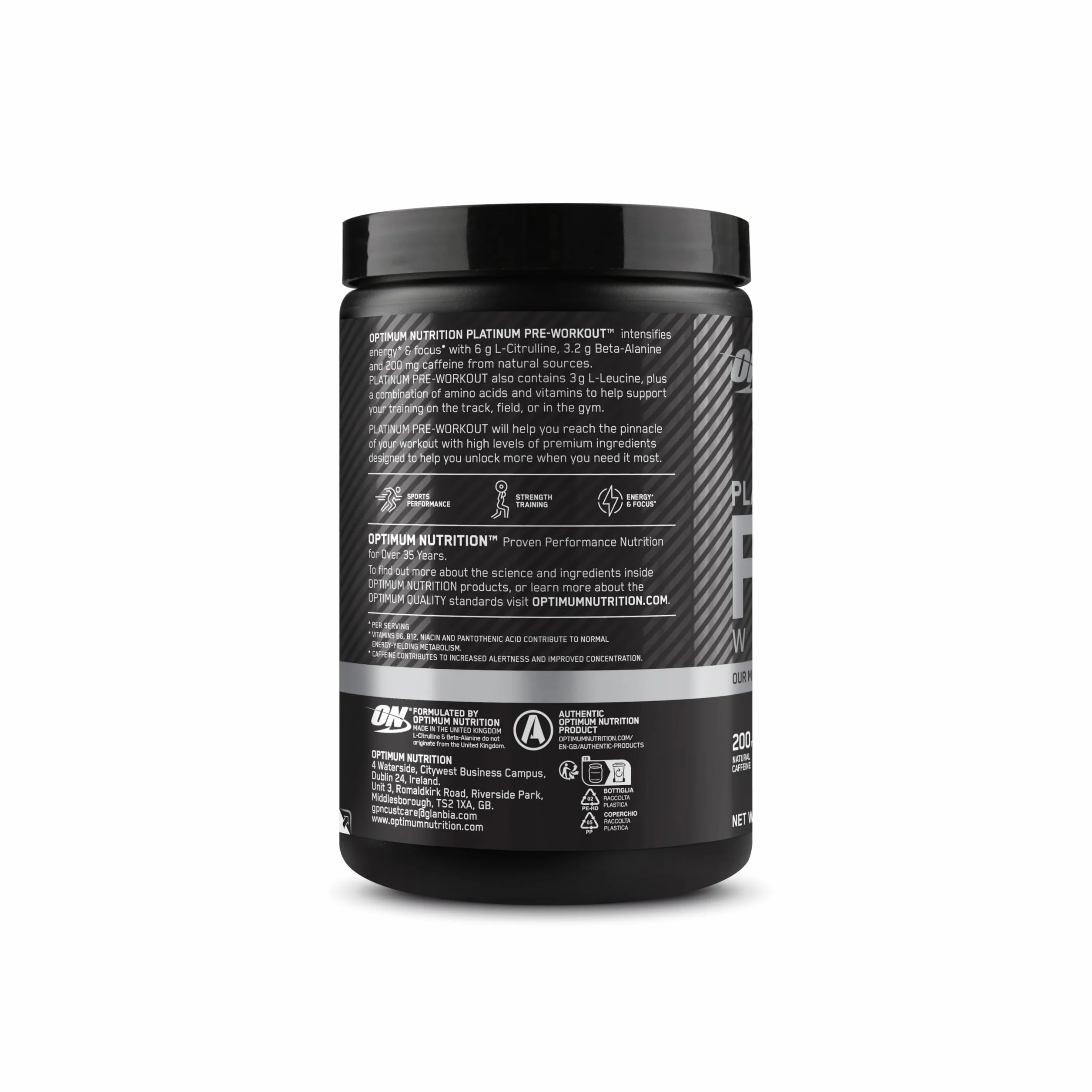 Optimum Nutrition Gold Standard przedtreningowa odżywka energetyczna Tropical 420 g 20 porcji