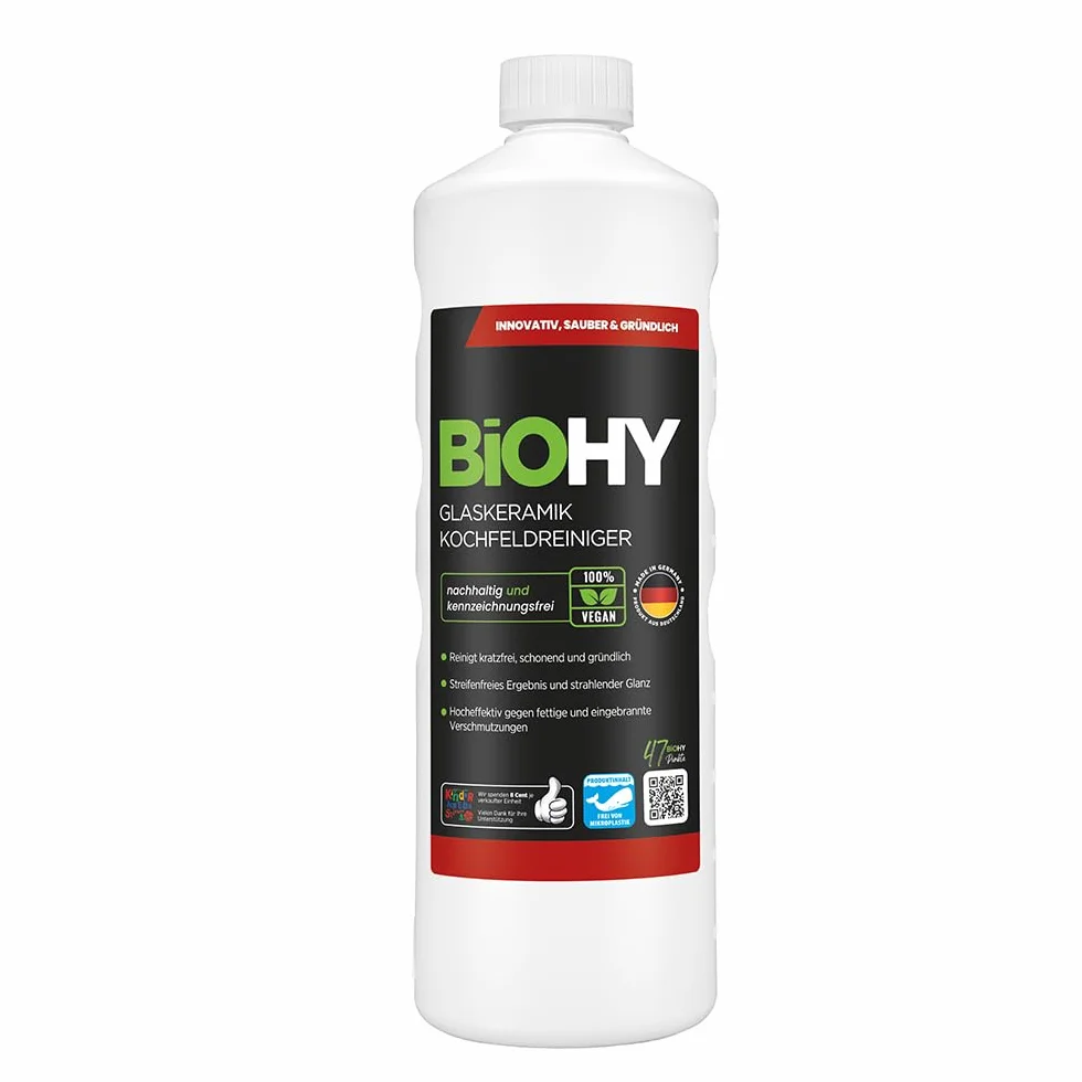 BiOHY Środek do czyszczenia płyt szklano-ceramicznych 1l Kochfeldreiniger