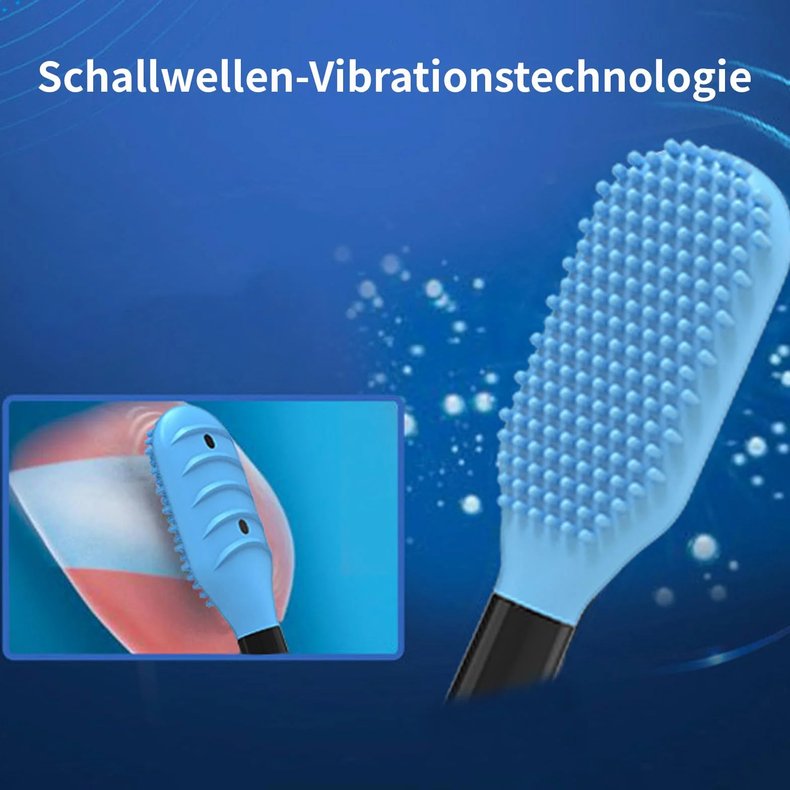 Akcesoria do czyszczenia języka Philips Sonicare/Dontodent – zestaw 2 sztuk, przeciw nieświeżemu oddechowi i bakteriom, akcesoria do elektrycznych szczoteczek do zębów