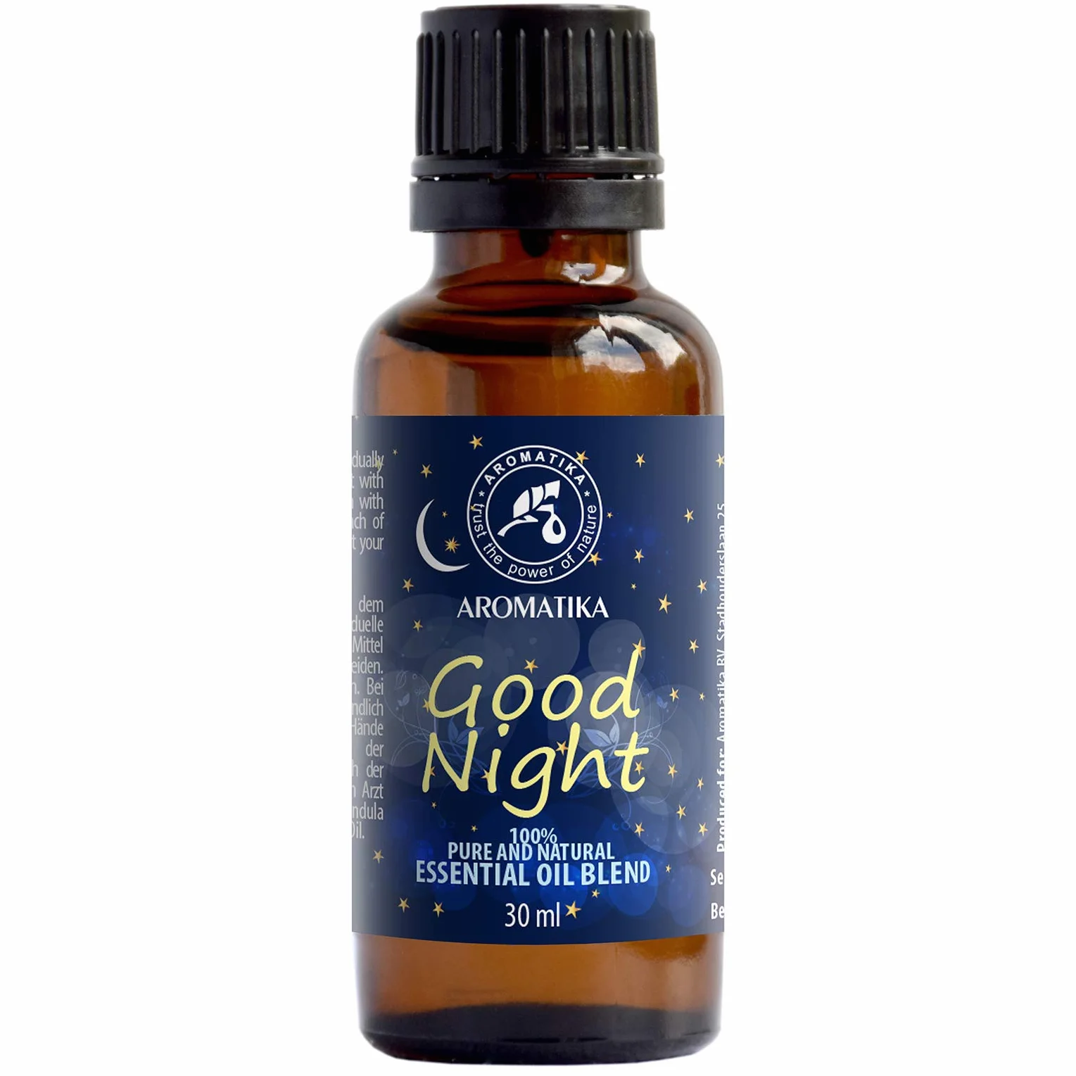 Good Night Sleep Essential Oil 30ml - The Mix of Lavandula Angustifolia - Salvia Sclarea Flower Oils - Glass Bottle - for Calming - Beauty - Aromatherapy - Relaxation - Massage