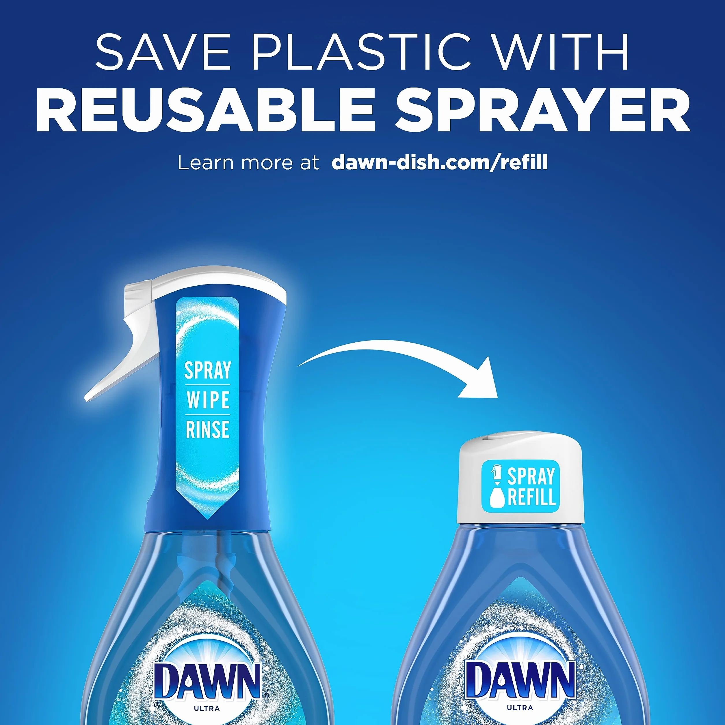Dawn Platinum Powerwash spray do naczyń, zestaw 4 sztuk (16 ml + 3x 16 Fl Oz)