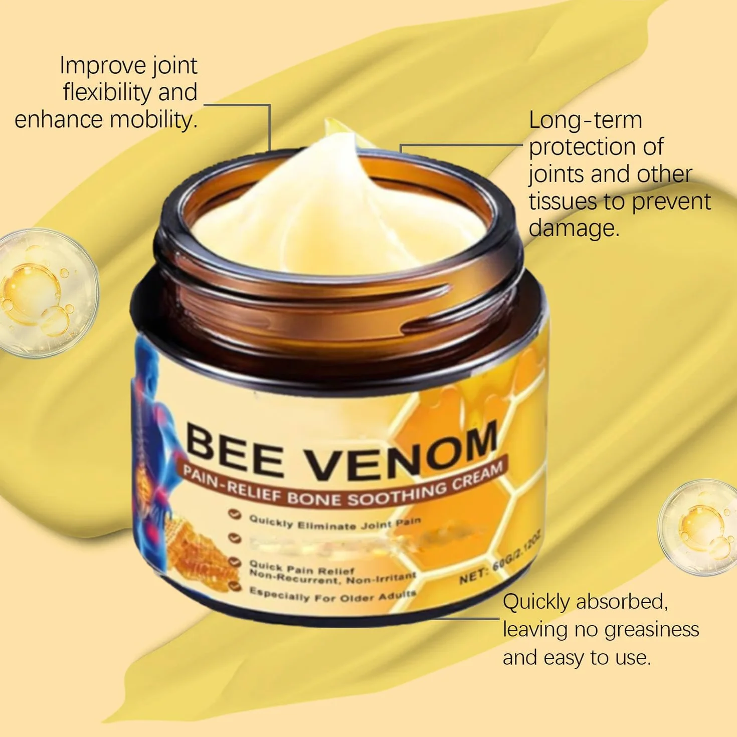 Aetheris Bee Venom Cream, Bee Venom Joint Cream, do stawów
