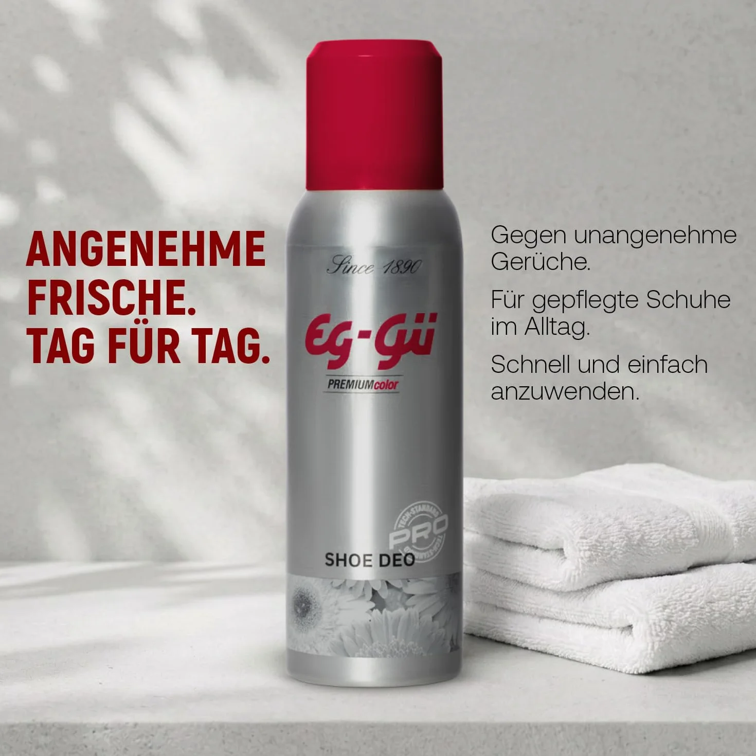 Dezodorant do butów i spray do butów przeciwko nieprzyjemnym zapachom i poceniu się stóp, 125 ml – dezodorant do butów, zapobiega powstawaniu nieprzyjemnych zapachów i higieniczna świeżość
