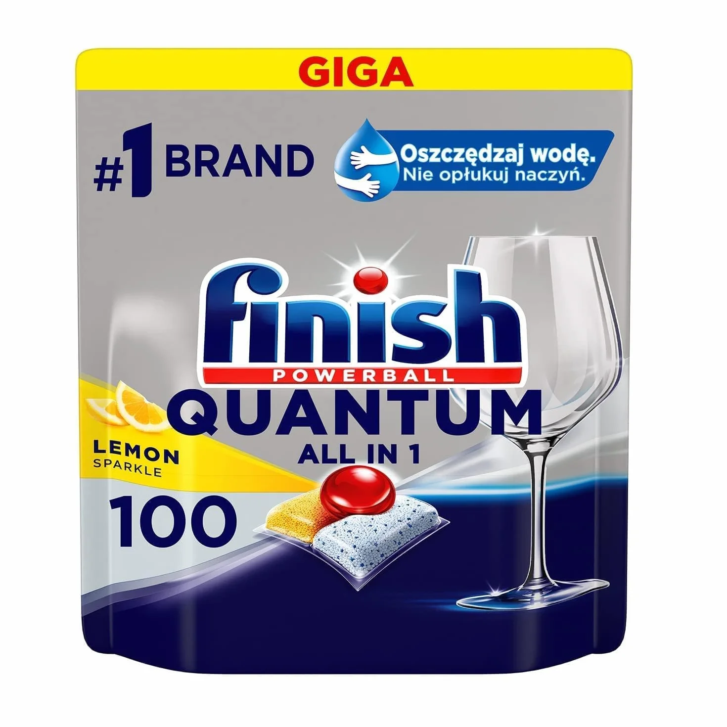 FINISH Kapsułki Quantum All-in-1 100 lemon