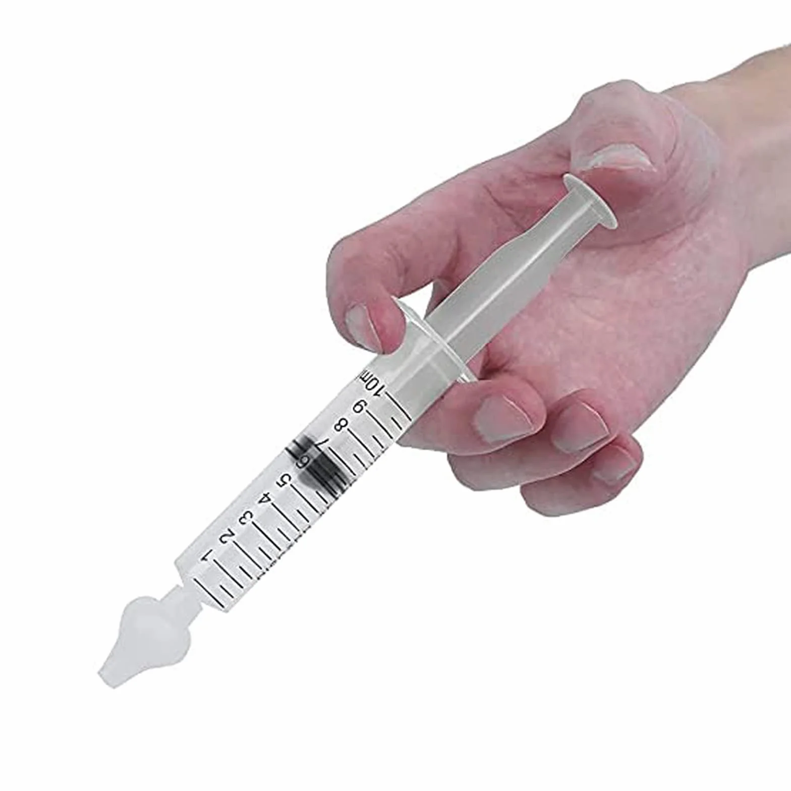 4 sztuki strzykawek do płukania nosa dla dzieci, 10 ml, profesjonalne płukanie nosa, wielokrotnego użytku, do płukania nosa, bezpieczne, wygodne