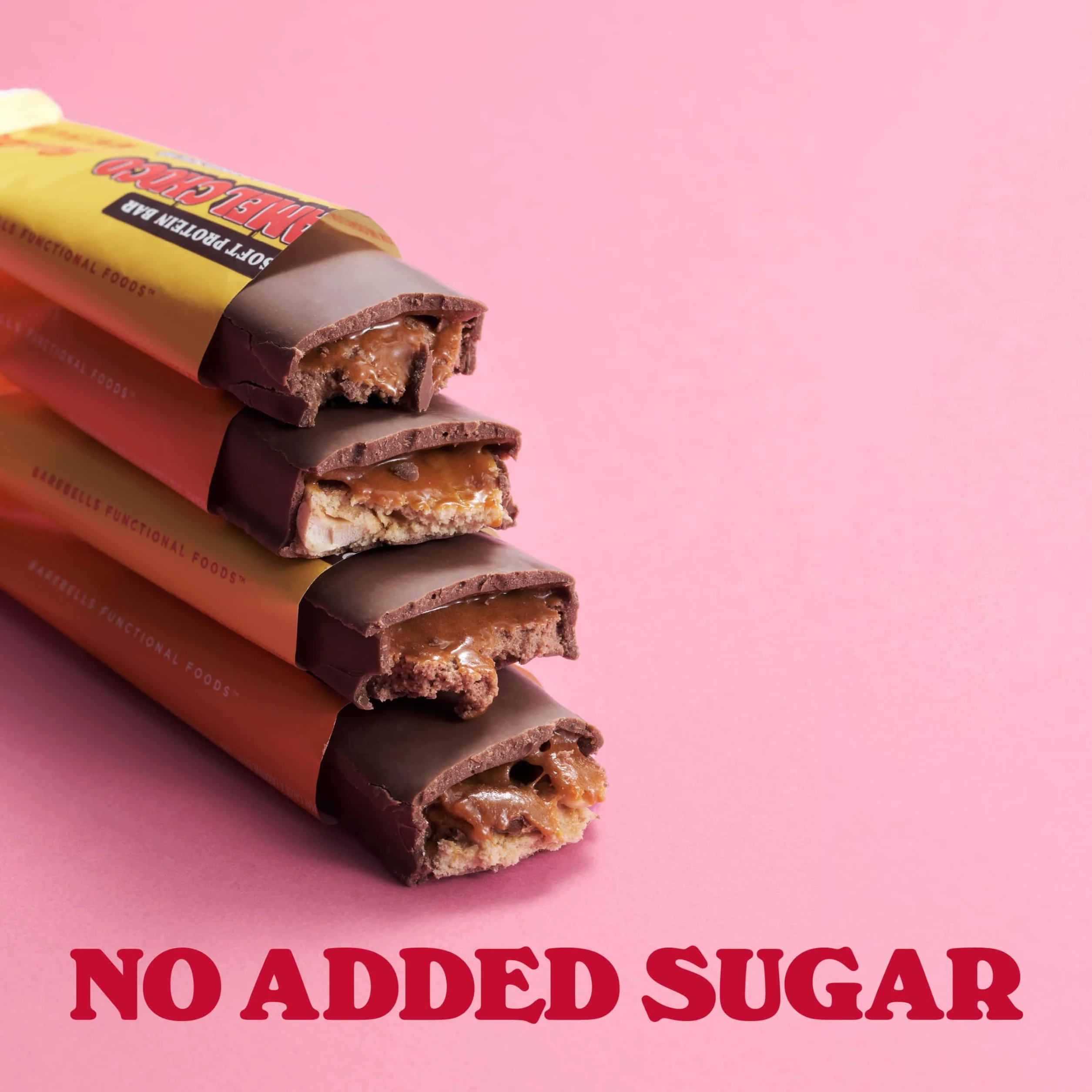 Barebells Soft Protein Bar batonik proteinowy niskiej zawartości cukru karmelowy Choc 12 x 55 g