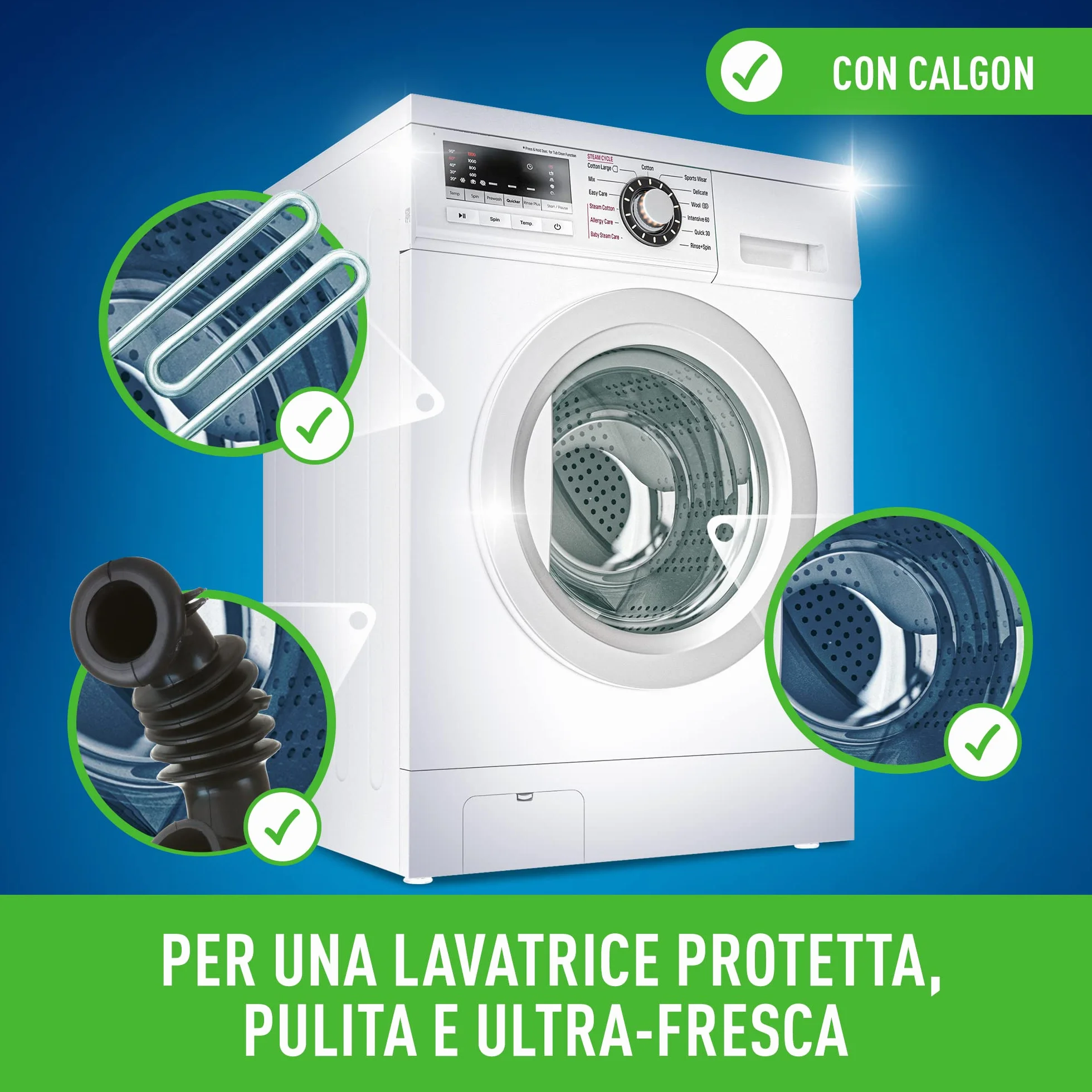 Calgon Power Gel odkamieniacz pralka 4 w 1, 750 ml