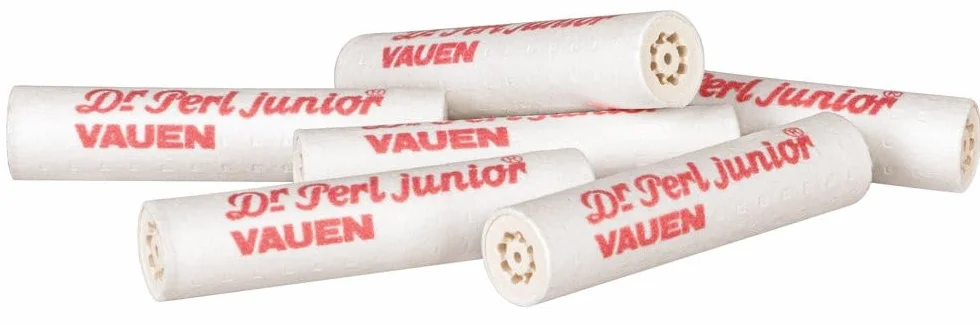 19760/1 Dr. Perl Junior filtr z węglem aktywnym, duży - 9 mm - Jubox 40 sztuk - VAUEN, papier