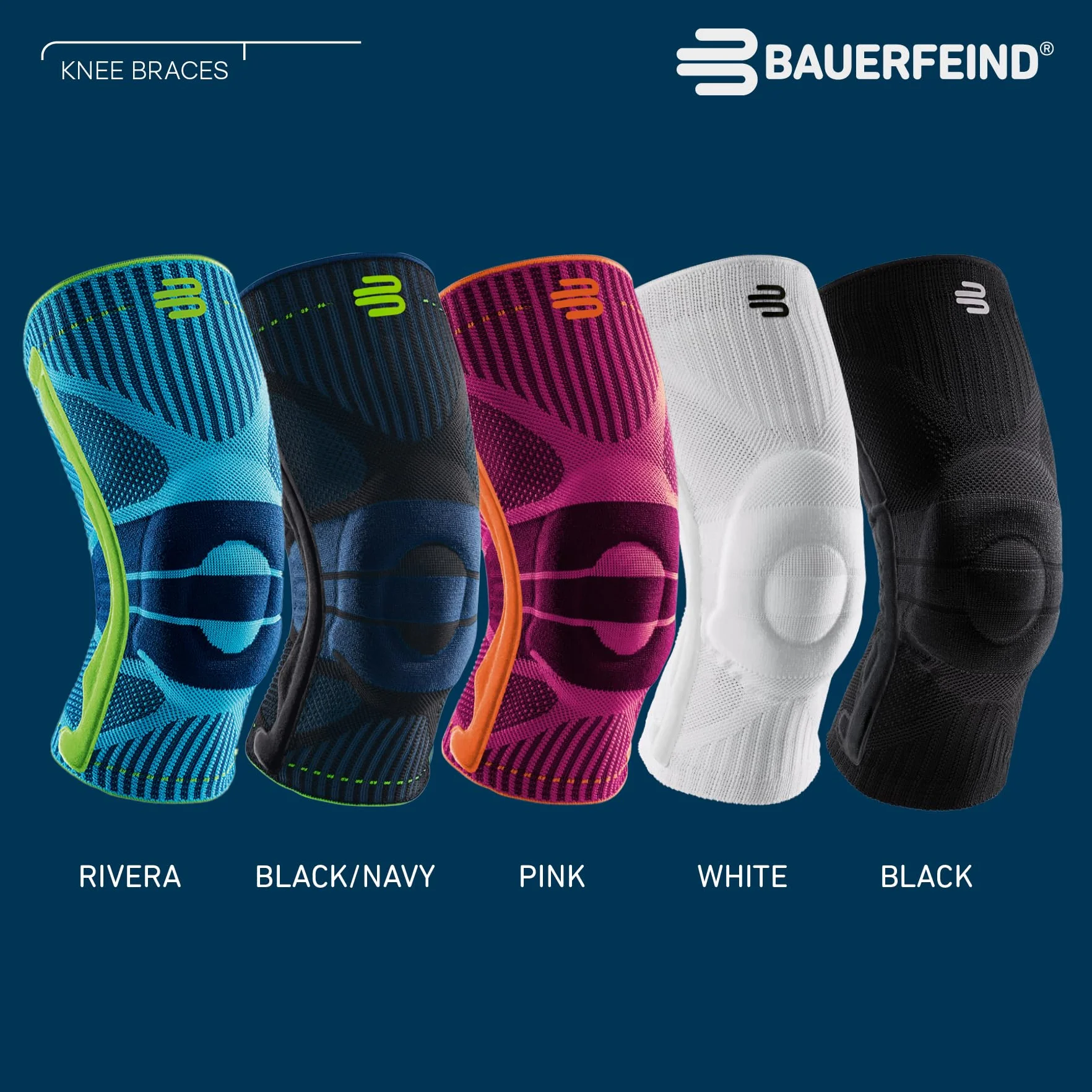 Bauerfeind Stabilizator na kolano Knee Support, na prawe i lewe kolano