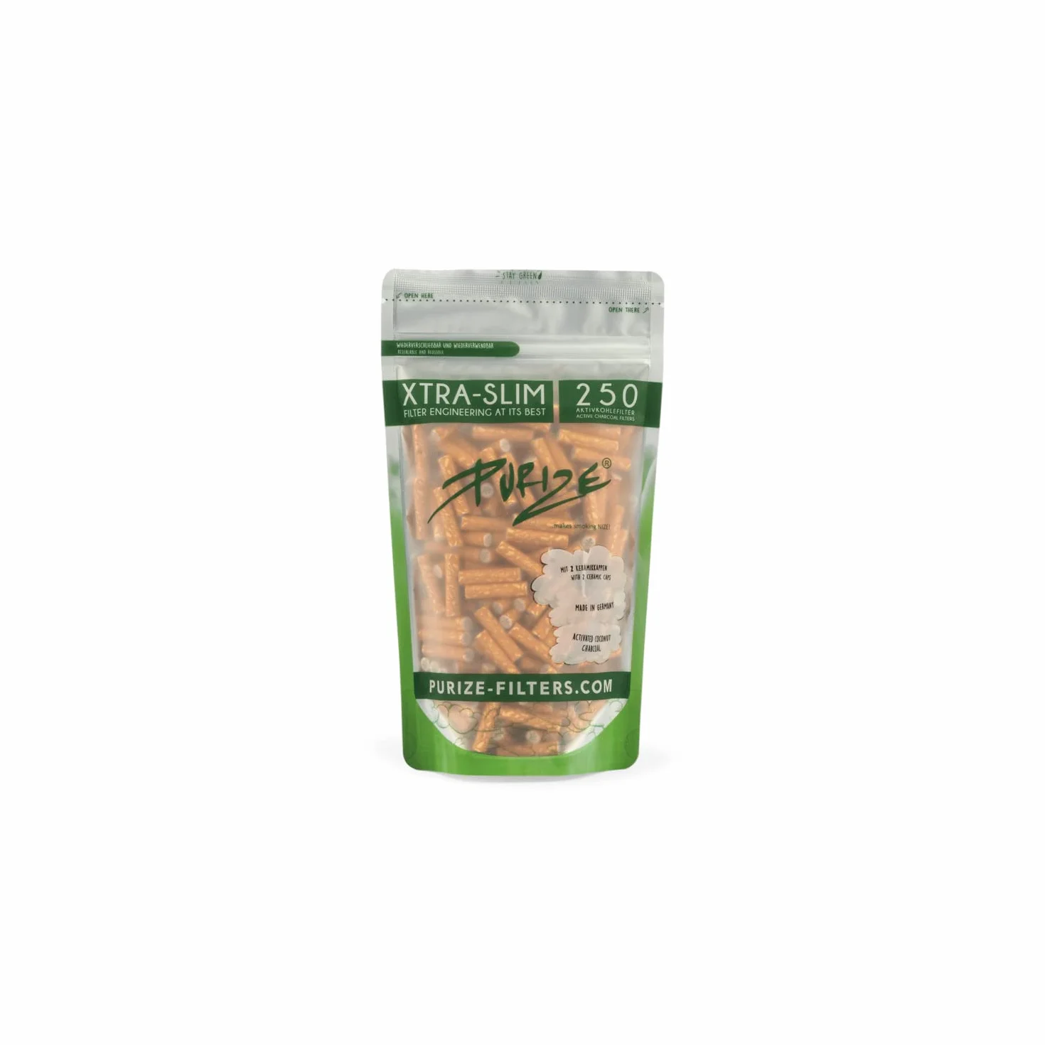 PURIZE® Worek | 250 XTRA Slim Size filtr z węglem aktywnym (zestaw specjalny)