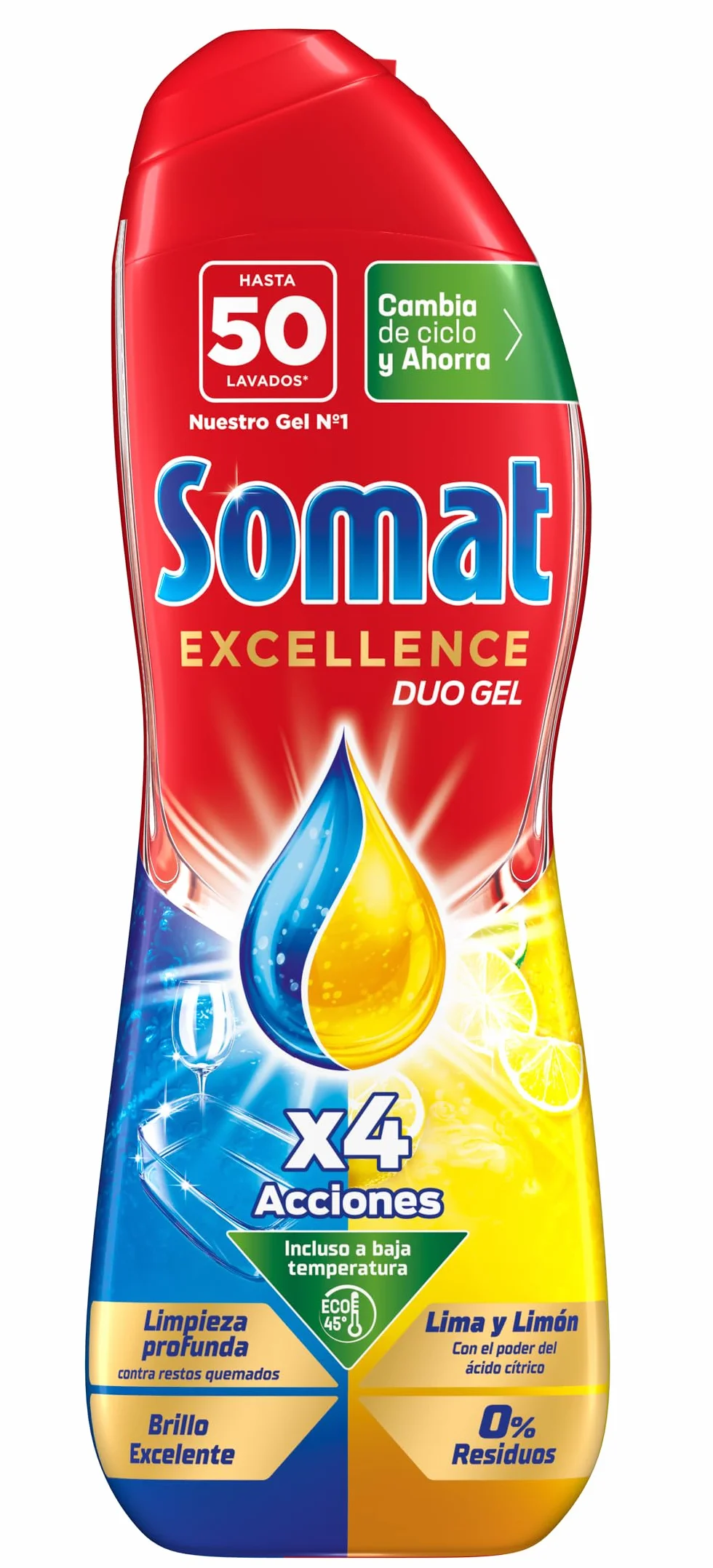 Somat Excellence Żel do Zmywarek 4 x 900 ml