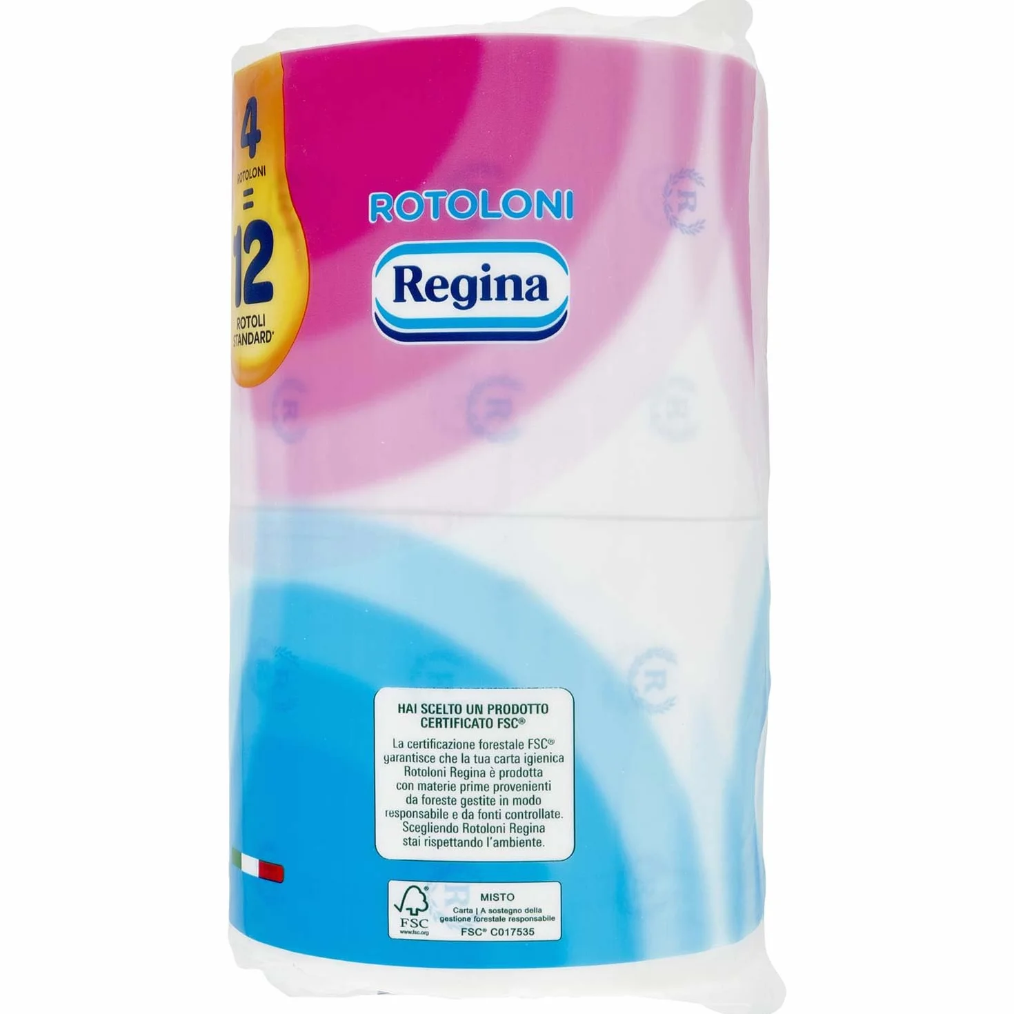 Regina Papier Toaletowy, Biały, 12 rolek