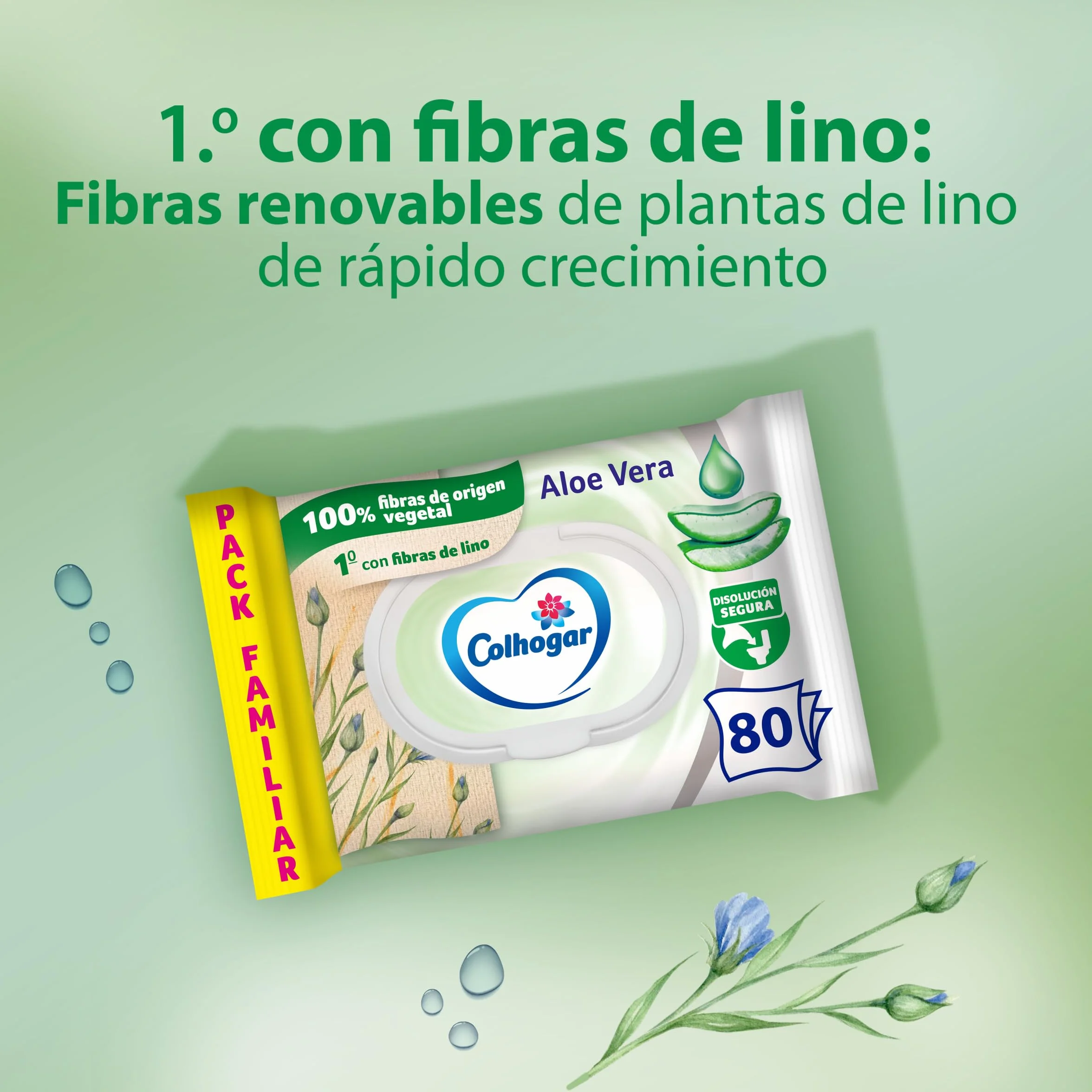 Colhogar Aloe papier toaletowy na mokro 8x80 640 chusteczek