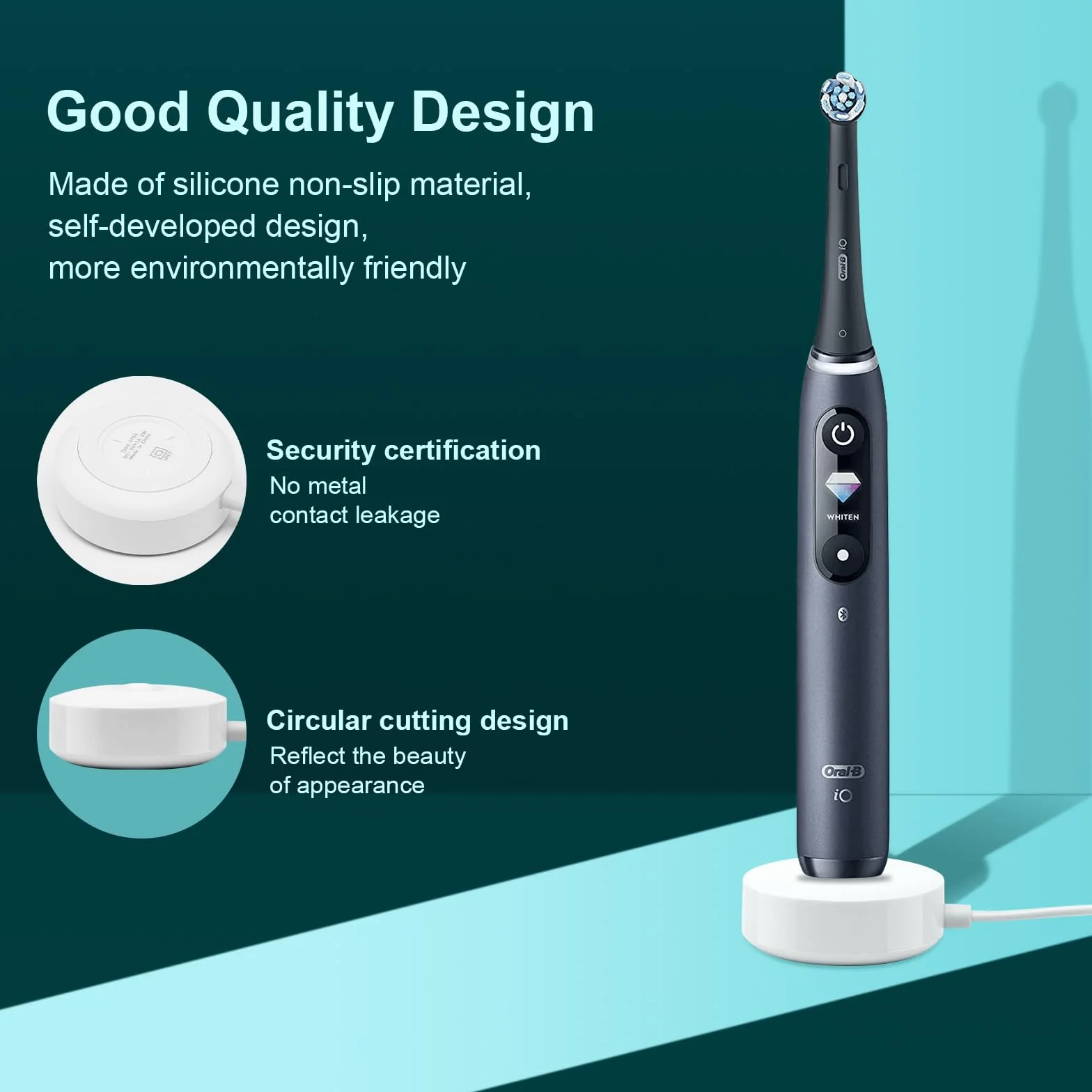 Elektryczna ładowarka do zębów może być używana do Oral B iO7, serii iO8, iO9, interfejs USB ładowarka podróżna