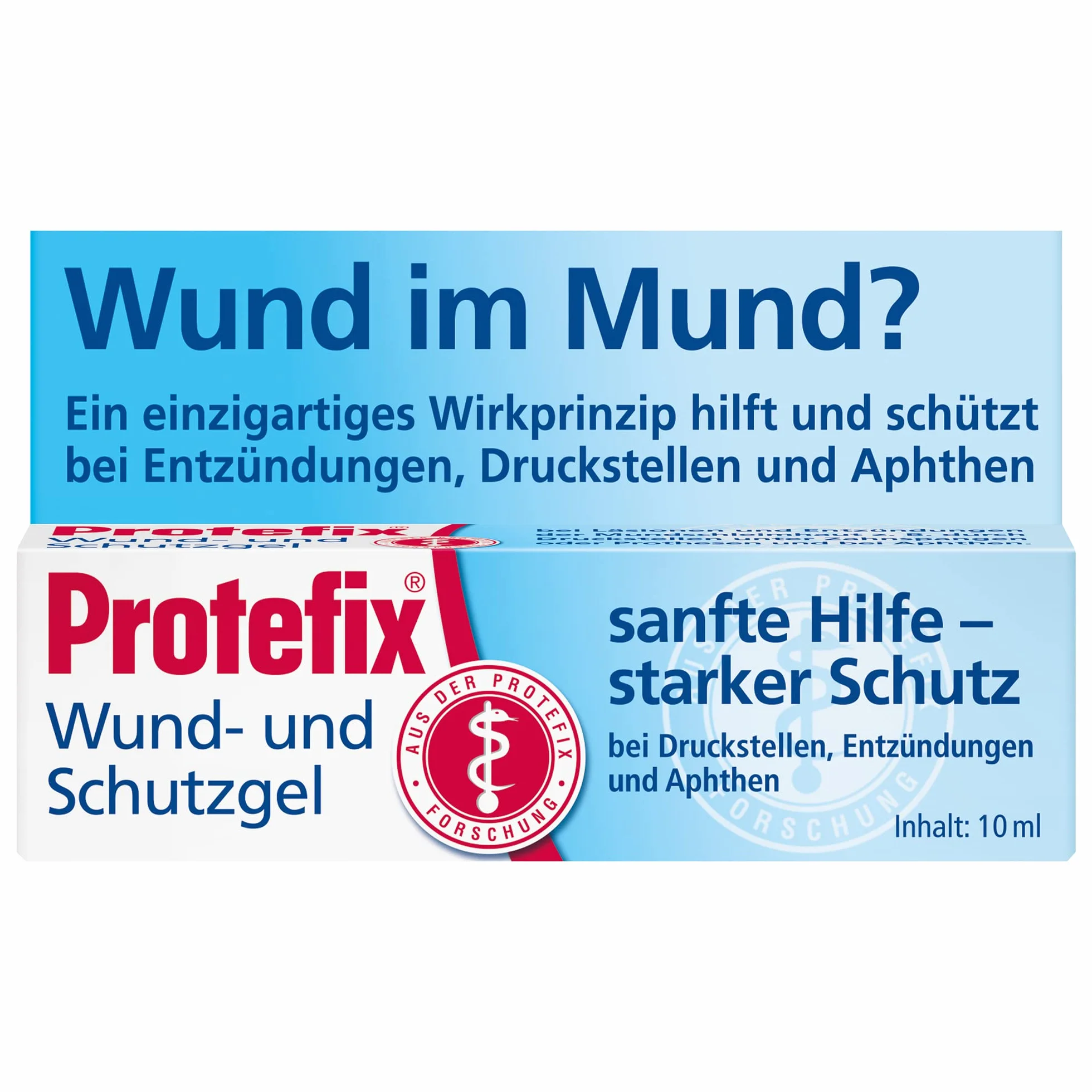 Protefix Żel ochronny na rany i ochronne – delikatna pomoc w przypadku ucisków protez lub aparatów ortodontycznych – żel 10 ml