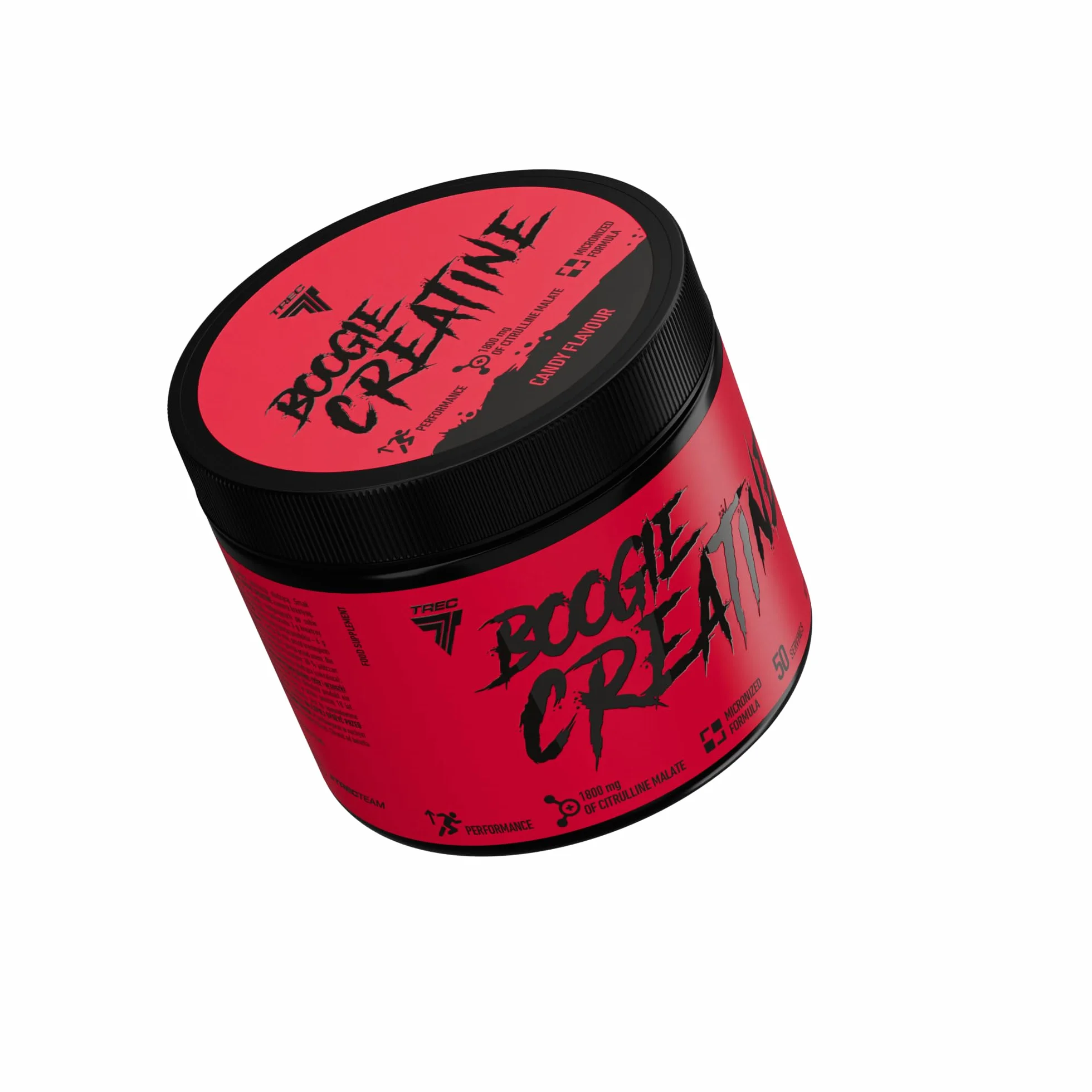 Trec Nutrition Boogie Creatine, Mikronizowana Kreatyna Monohydrat z Cytruliną, 300 g, 50 Porcji