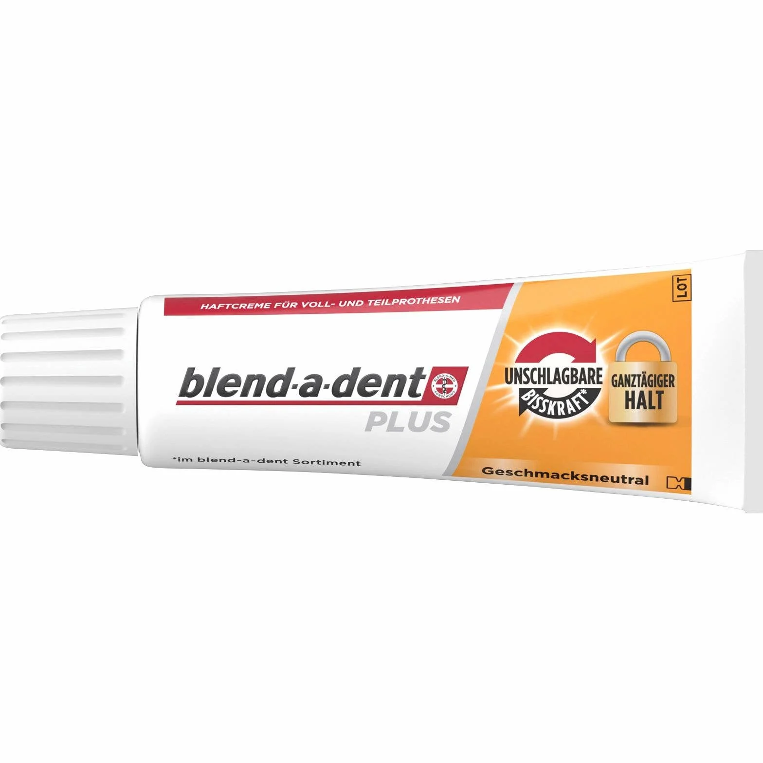 Blend-a-dent PLUS Premium krem samoprzylepny, neutralny smakowo, 5 x 40 g, Duokraft