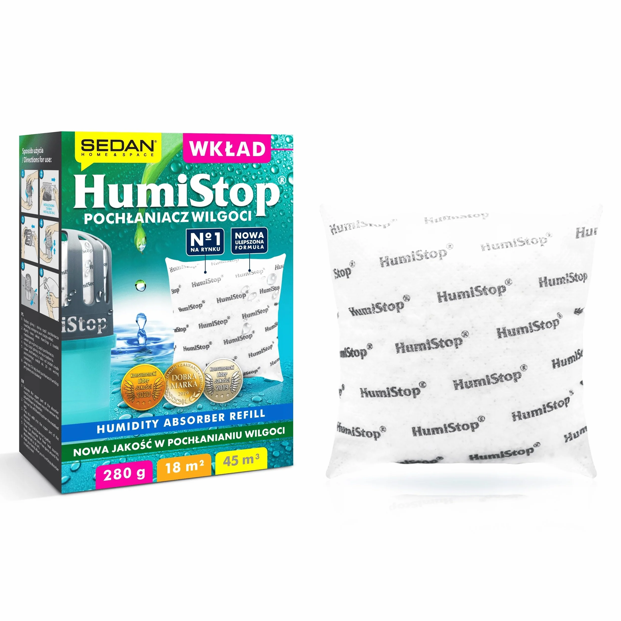 Wkład do Pochłaniacza wilgoci 280g